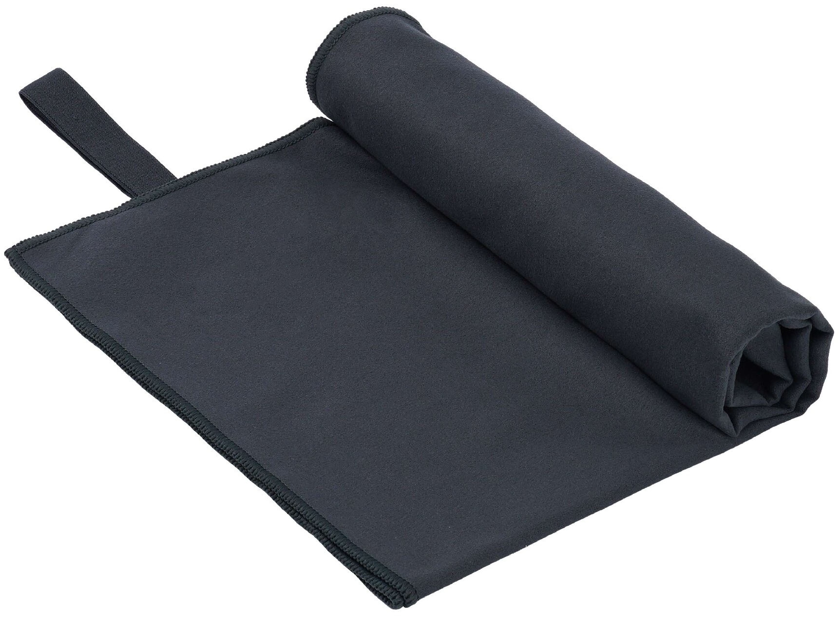 GOODproduct Serviettes »Leoa, diverse Grössen, Sporthandtuch, Reisehandtuch, Strandtuch« sehr leicht, kompakt, schnelltrocknend, Mikrofaser mit Kontrastnaht