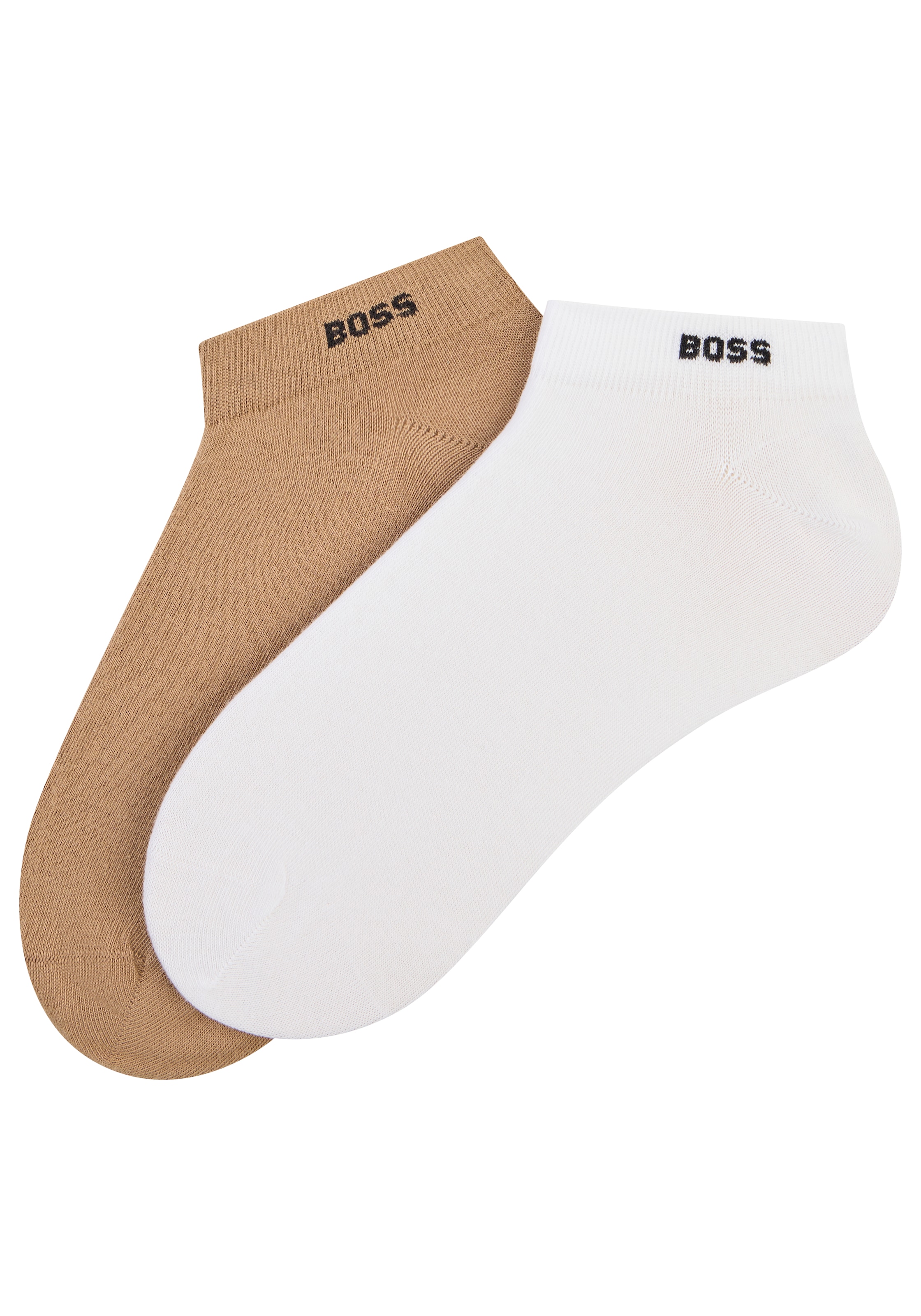Image of BOSS Kurzsocken "2P AS uni CC" 2 Paar tlg. Verstärkung: Verlängerte Zehen- und Fersenpartie
