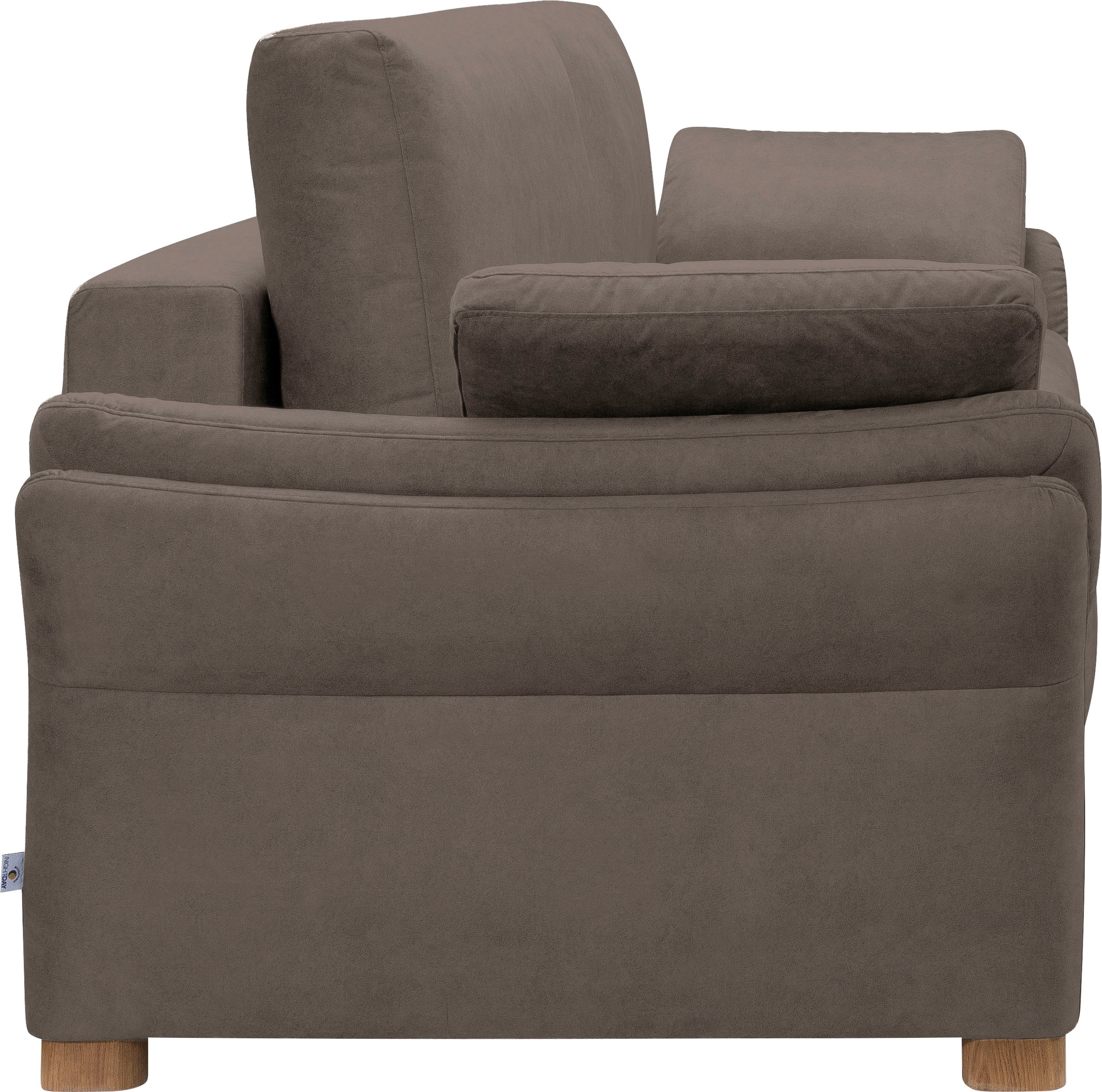 exxpo - sofa fashion 3-Sitzer »Kentt hochwertiger Sitzaufbau für hohen Sitzkomfort, bequeme Armlehnen«, inkl. Boxspring/Federkern-Polsterung, Bettfunktion und Bettkasten