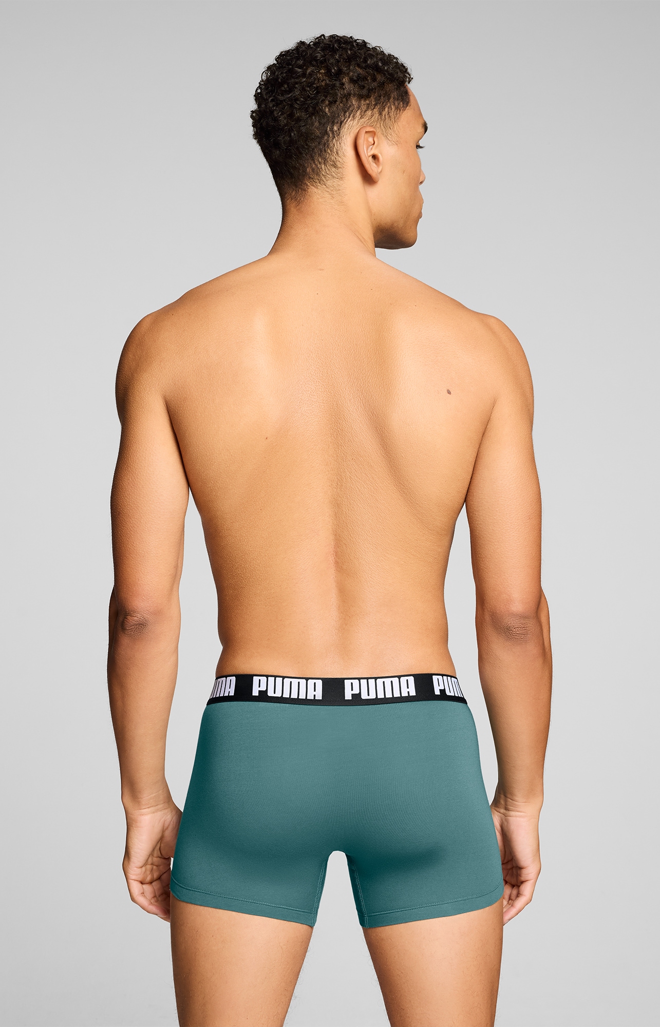 PUMA Boxershorts »PUMA MEN EVERYDAY BASIC BOXERS 2P« Packung, 2er Pack,  mit Puma Webbund