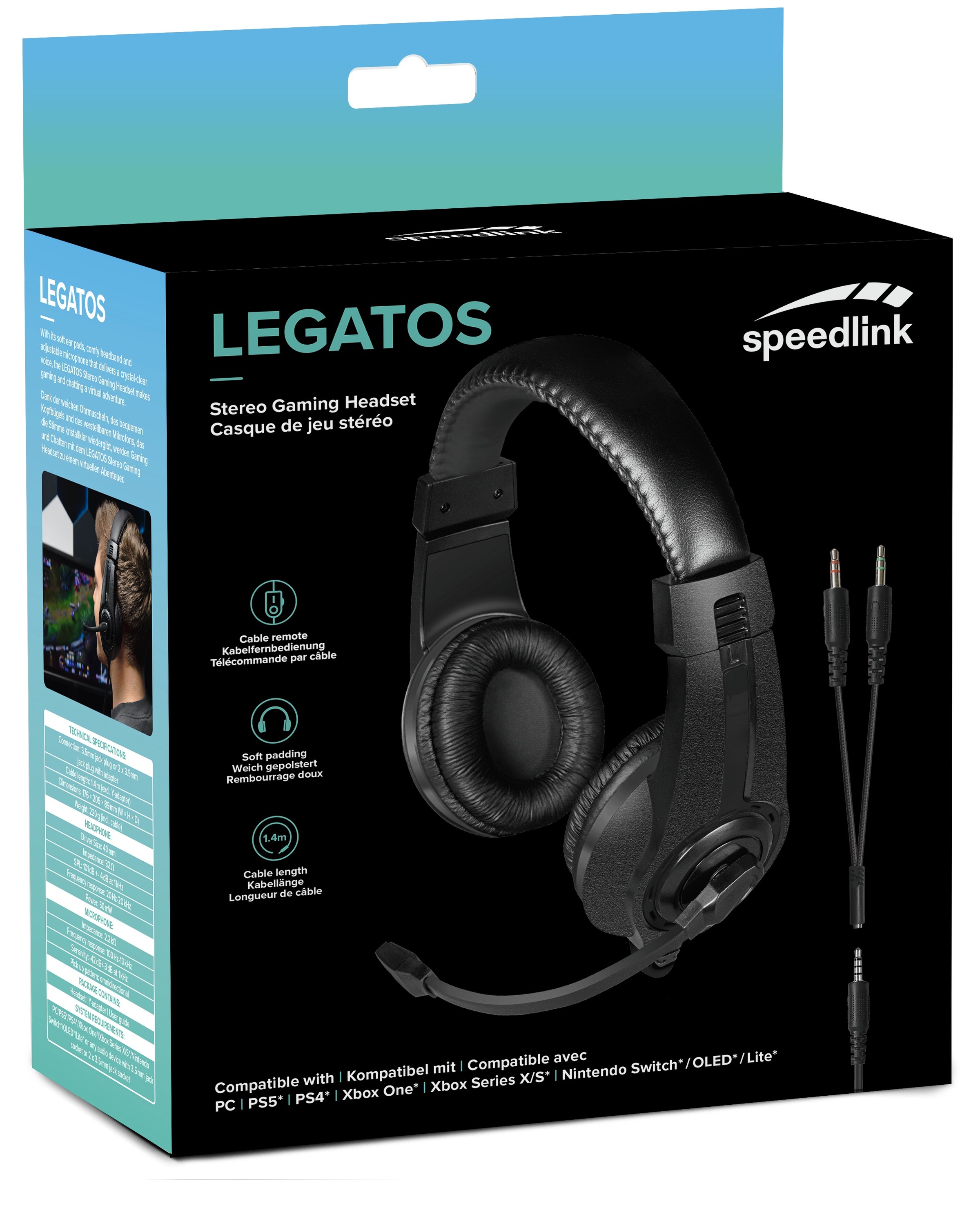 Speedlink Gaming-Headset »LEGATOS Stereo«