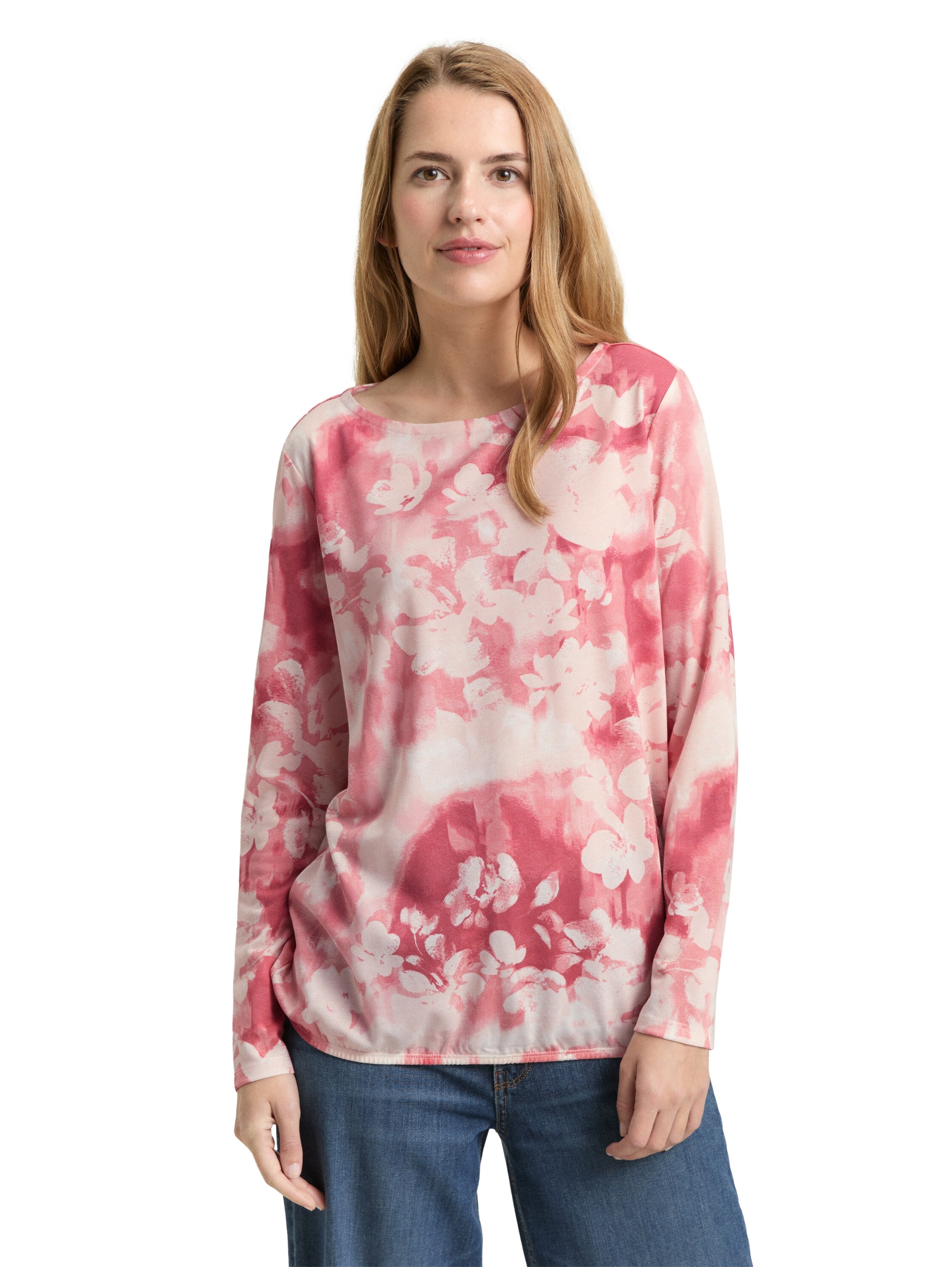 Image of TOM TAILOR Langarmshirt mit All-Over Print