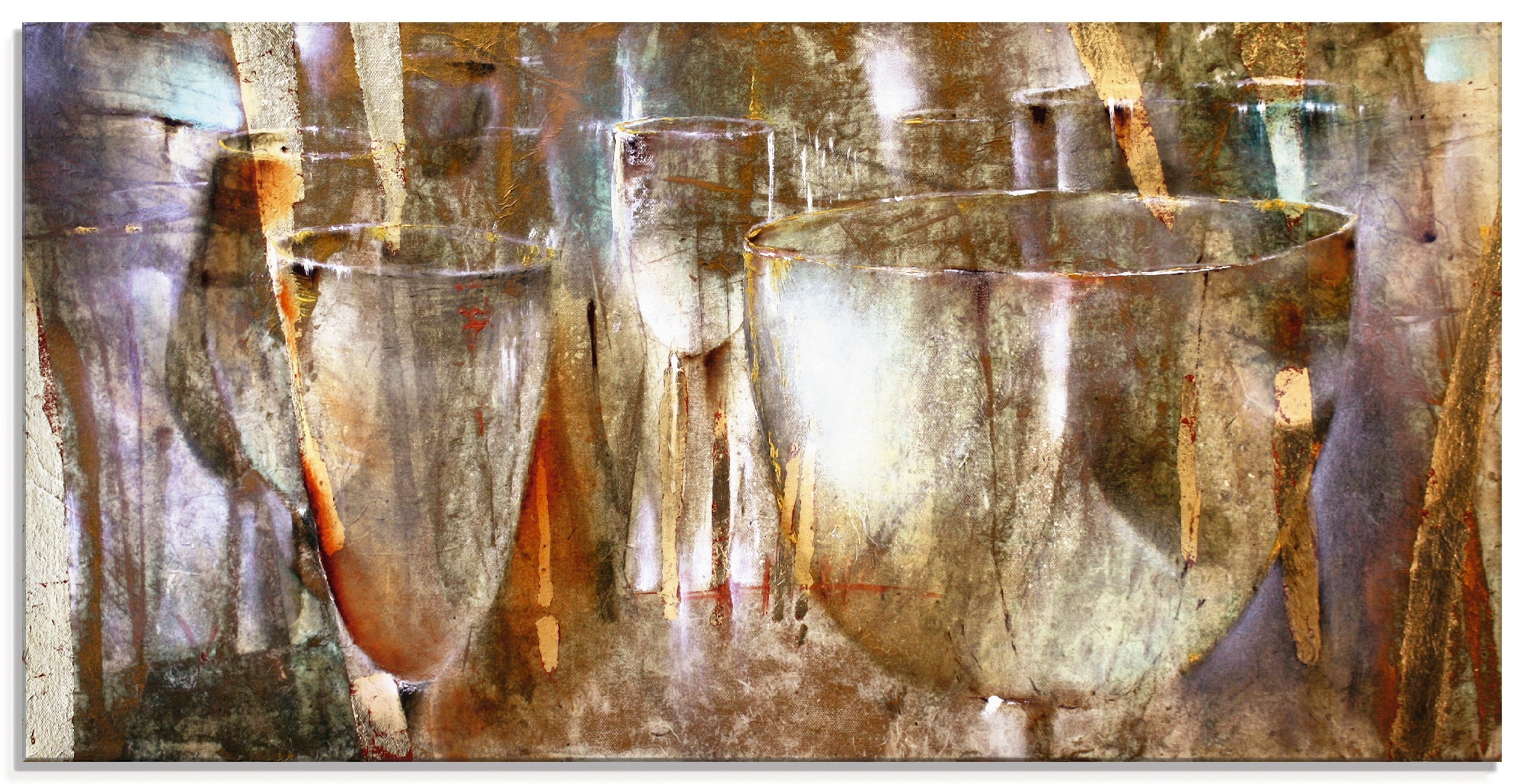 Image of Artland Glasbild "Lichtspiel" Getränke 1 Stk. tlg. in verschiedenen Grössen