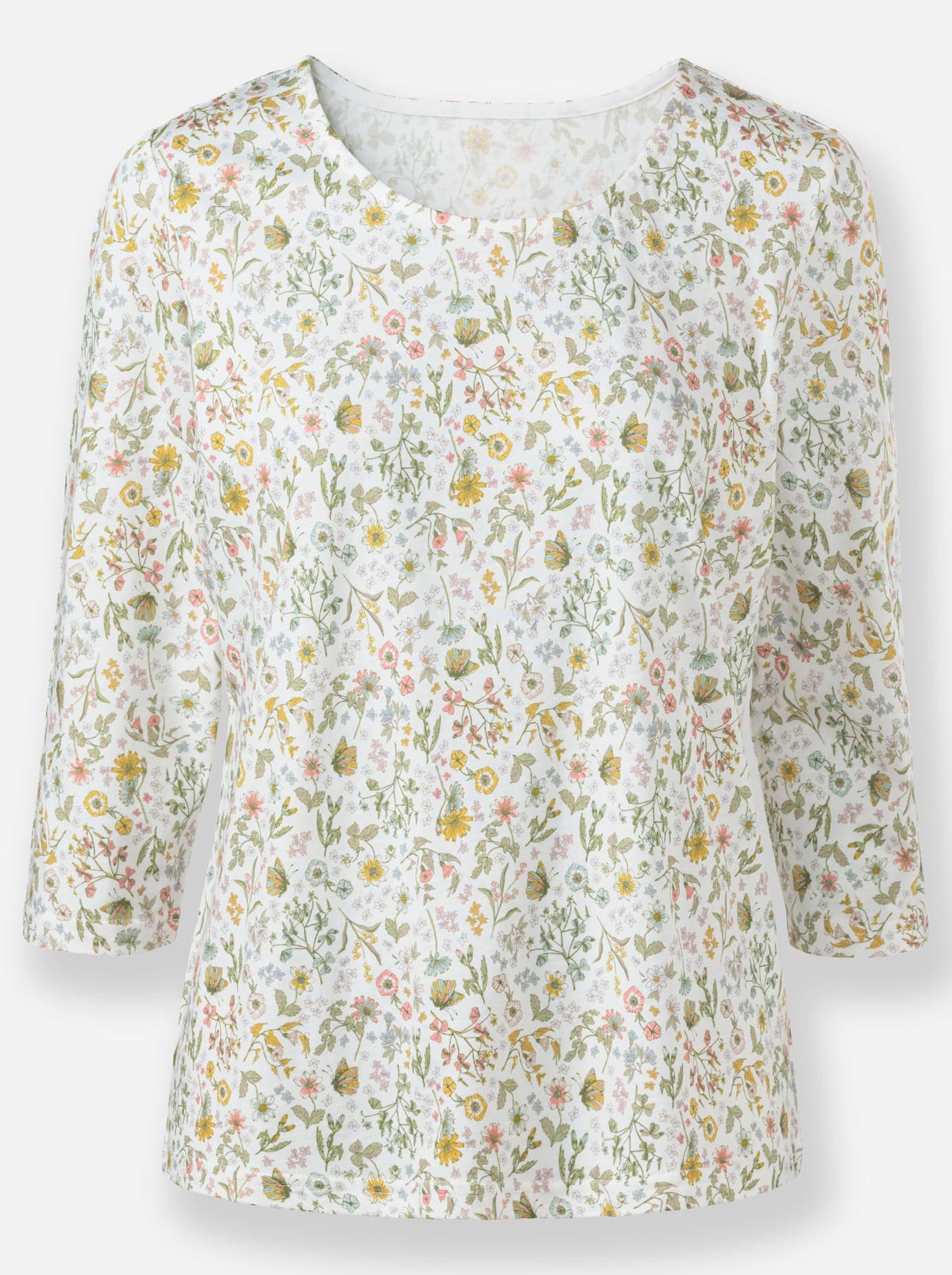 Inspirationen Print-Shirt »3/4-Arm-Shirt«, (1 tlg.)