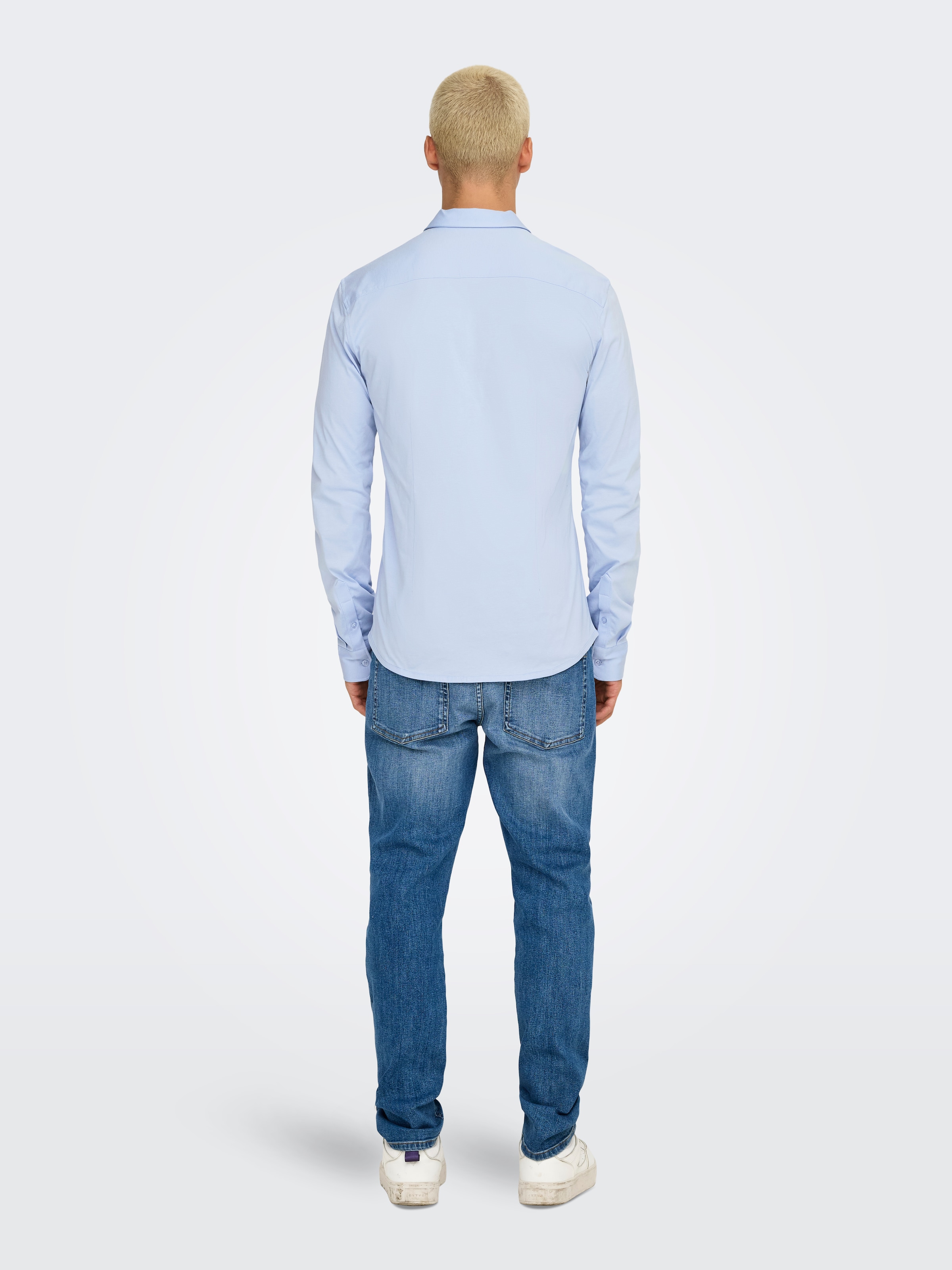 ONLY & SONS Langarmhemd »ONSROBIN B/U LS STRETCH SHIRT NOOS«