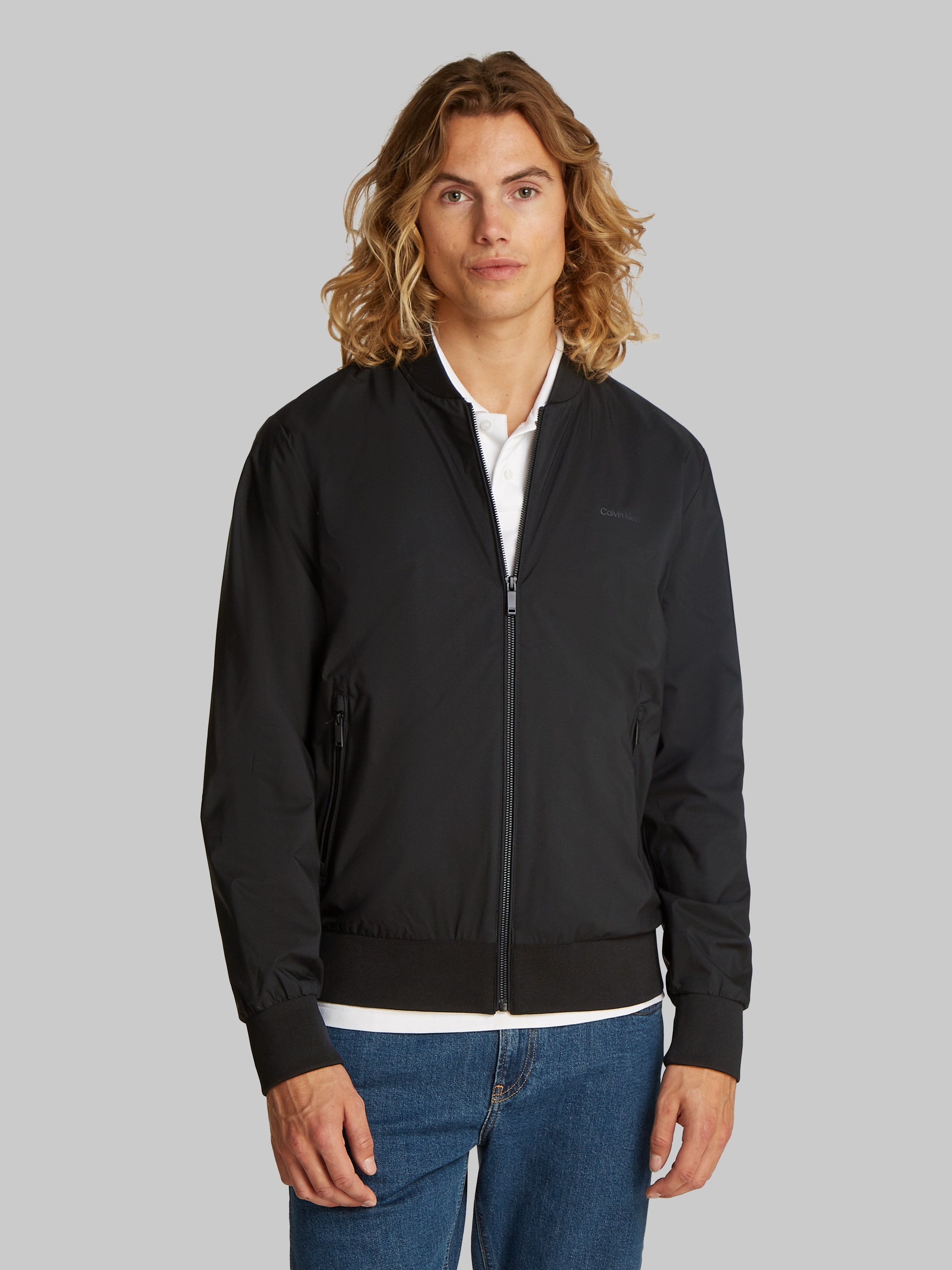 Calvin Klein Bomberjacke »MATTE BOMBER«, mit Label