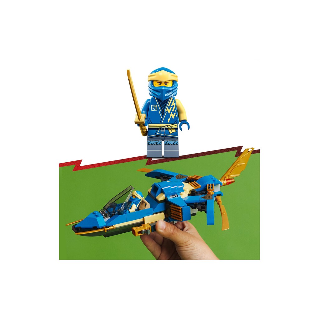 LEGO® Konstruktionsspielsteine »Jays Donner-Jet EVO«, (146 St.)