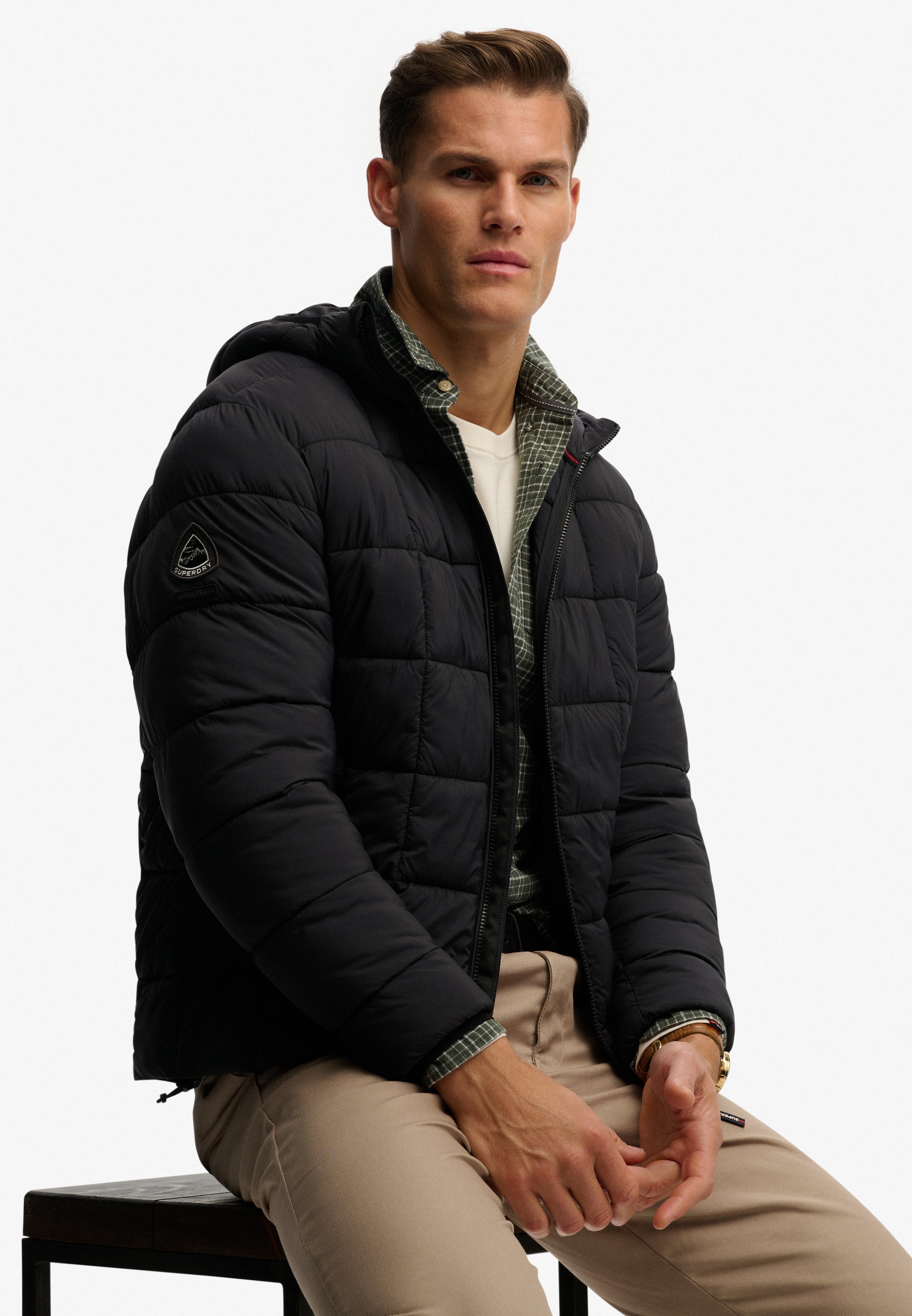 Superdry Veste matelassée »HOOD BOX QUILT FUJI LITE JKT«