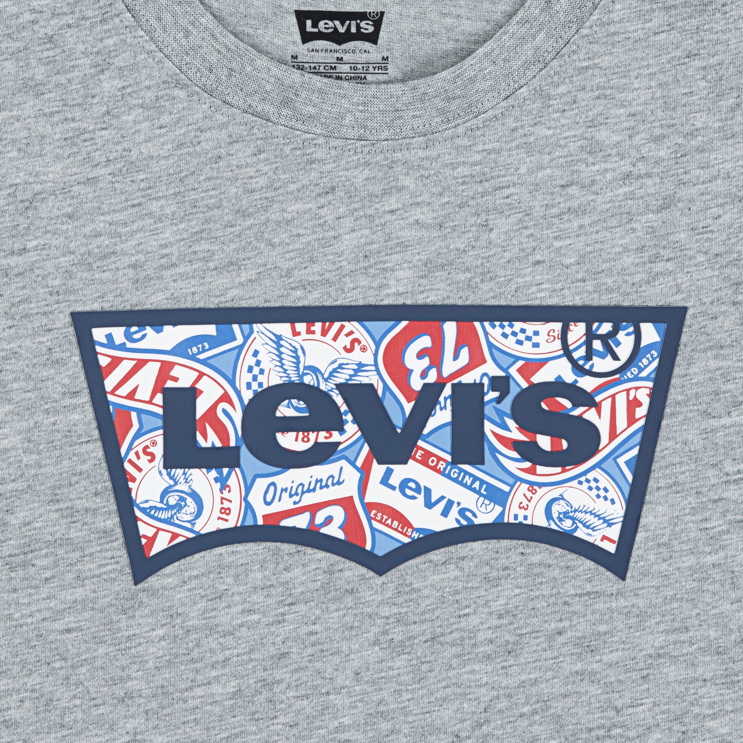 Levi's® Kids T-Shirt »LVB ON THE ROAD BATWING«, in melierter Optik