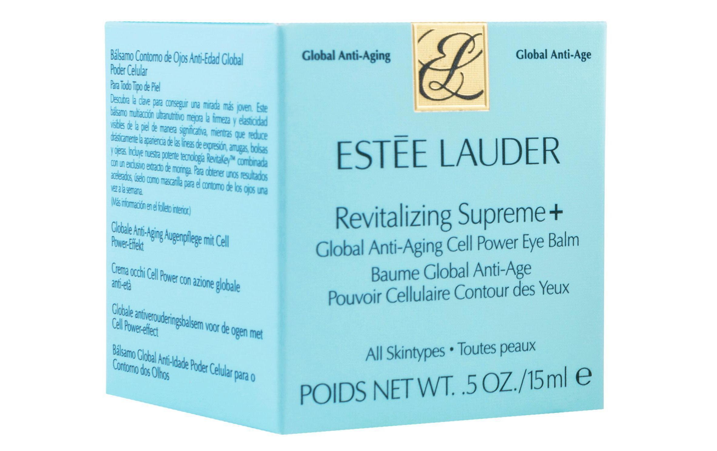 ESTÉE LAUDER Augenbalsam »Revitalizing Supreme + Global Anti-Aging Cell Power 15 ml«, Premium Kosmetik
