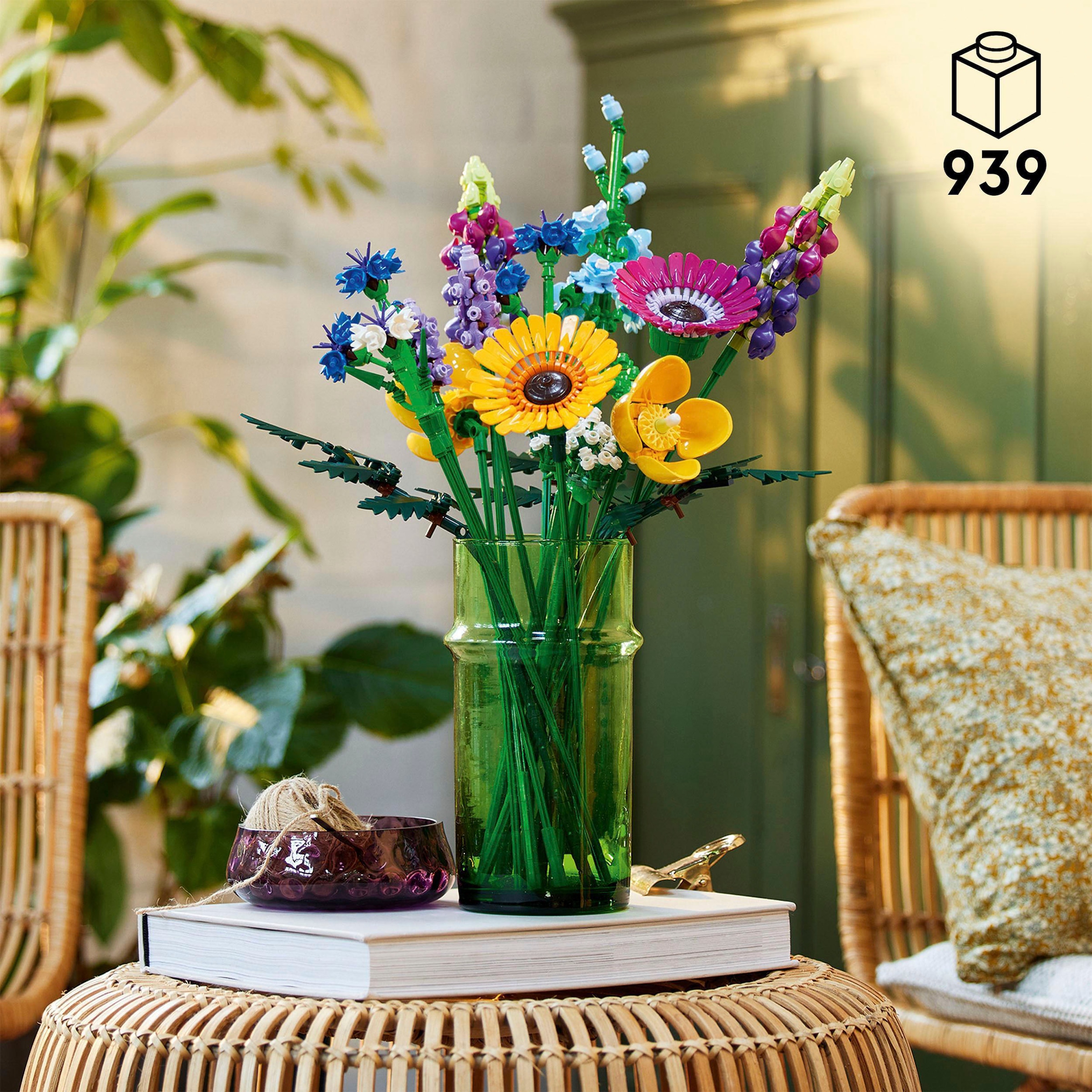 LEGO® Konstruktionsspielsteine »Wildblumenstrauss (10313), LEGO® Botanicals«, (939 St.), Made in Europe