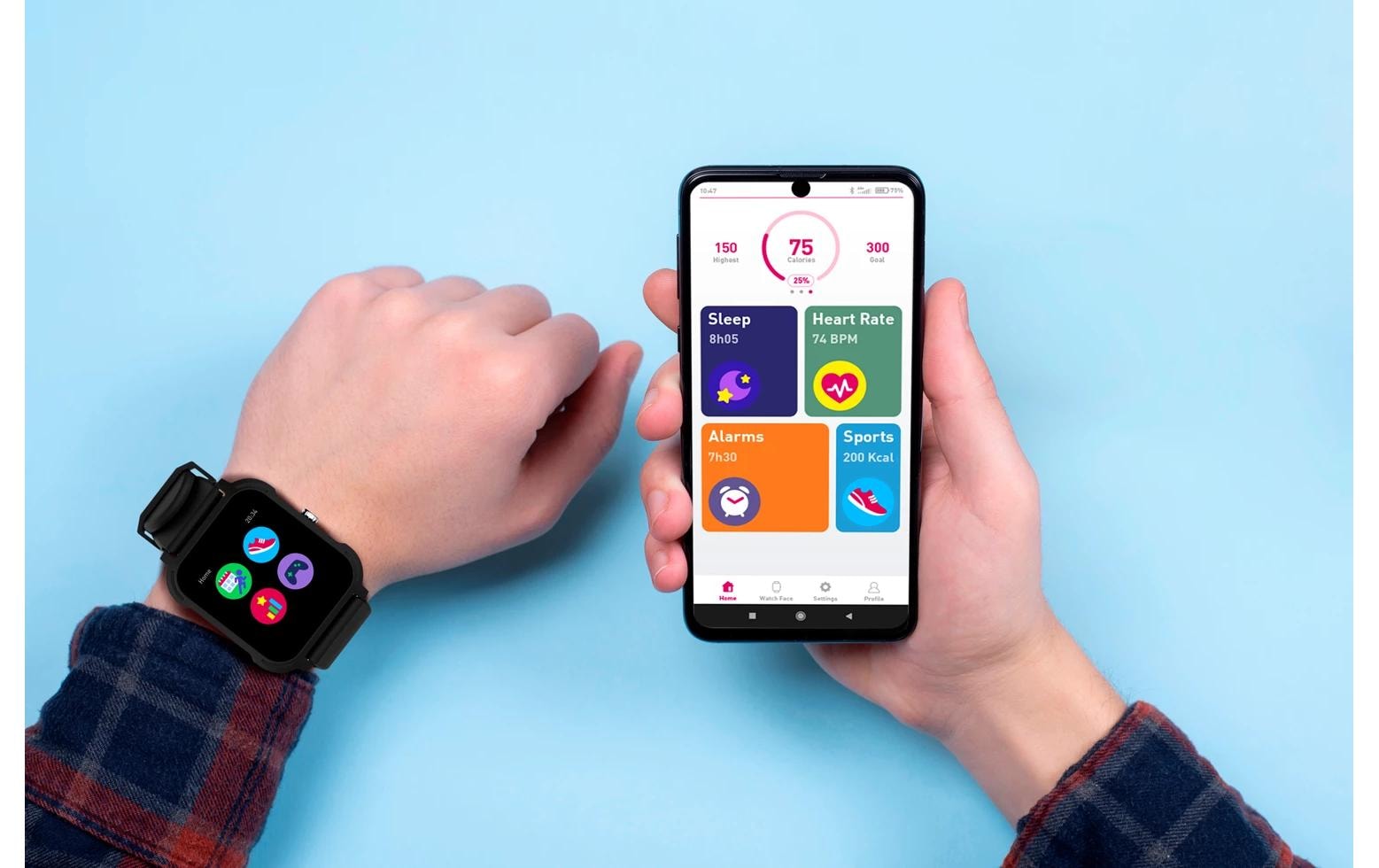 Kurio Smartwatch »Go Black«,)