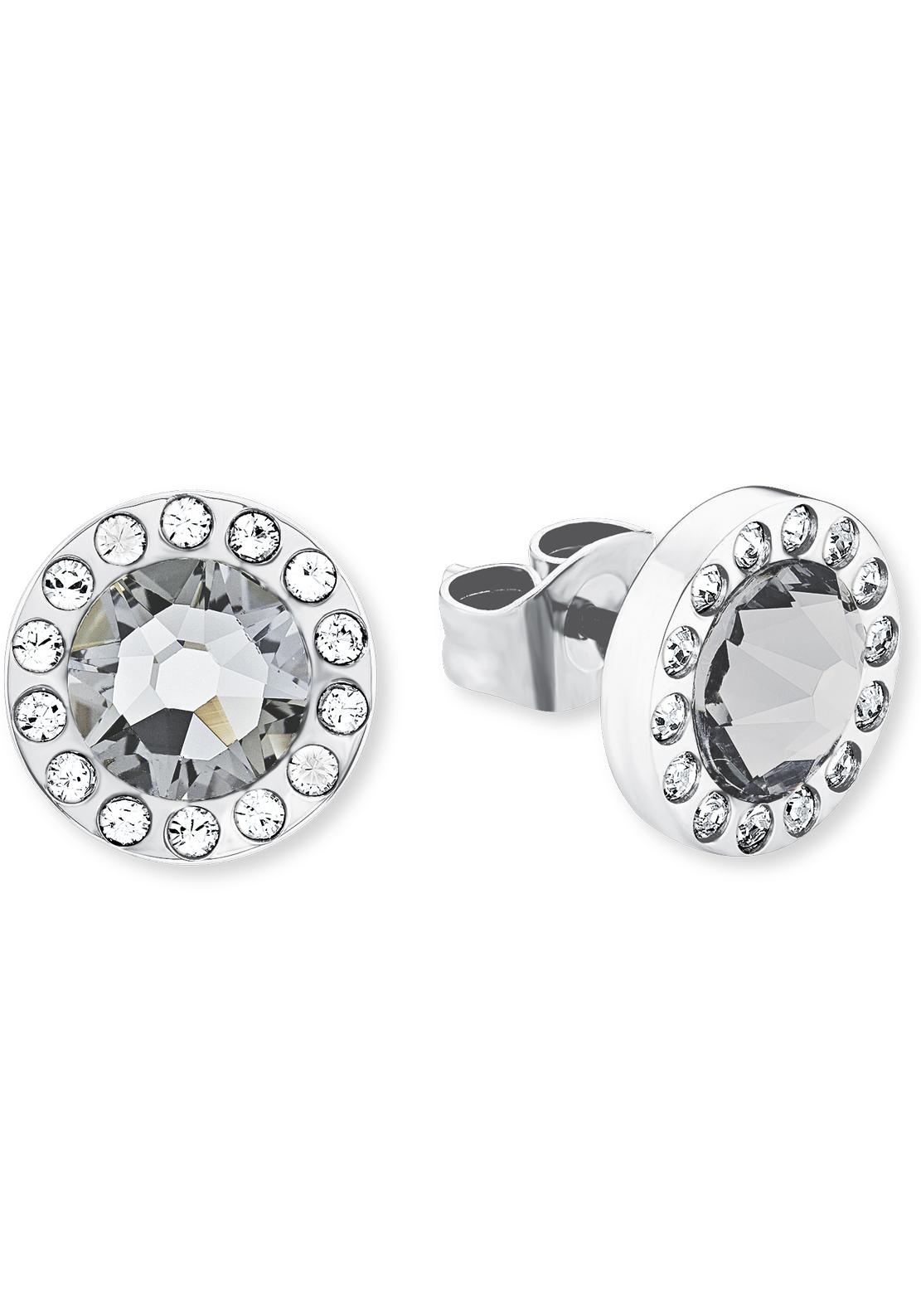 Image of s.Oliver Paar Ohrstecker »2015124«, mit Kristallen bei Ackermann Versand Schweiz