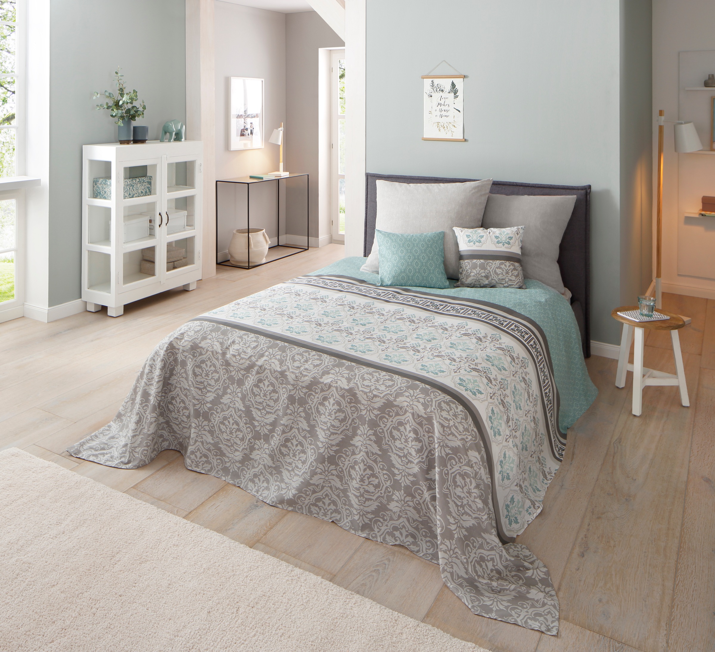 OTTO home Kissenbezüge "Cremona" floraler Kissenbezug, geeignet für Kinder, OEKO-TEX zertifiziert