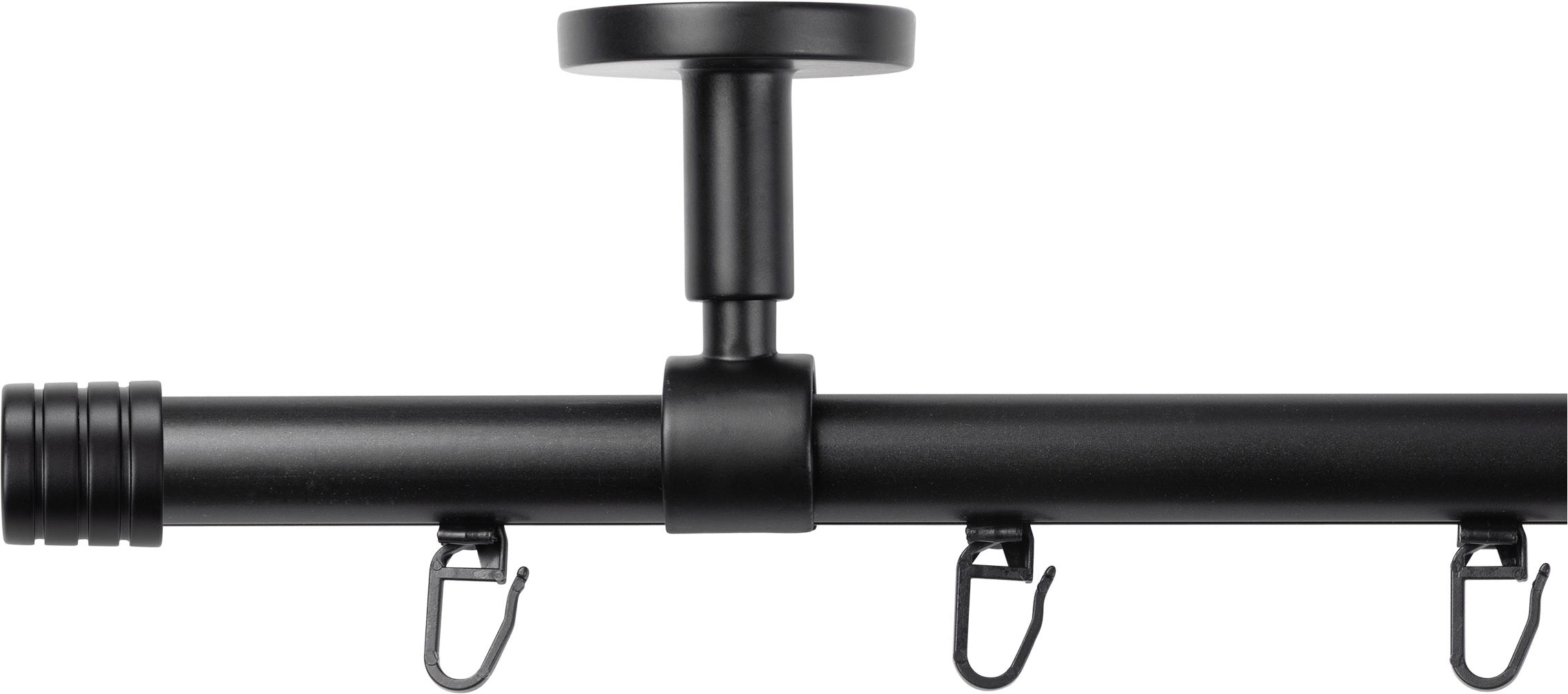 SN DECO GROUP Gardinenstange »Gardinenstange Innenlauf Lille Ø 19 mm, 1-läufig, Fixmass, verschraubt« Ø 19 mm Fixmass;kürzbar
