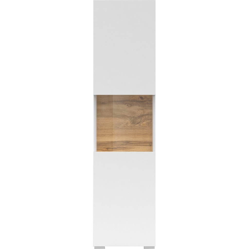 Helvetia Vitrine »Ava«, Höhe 140 cm mit Seitenverglasung