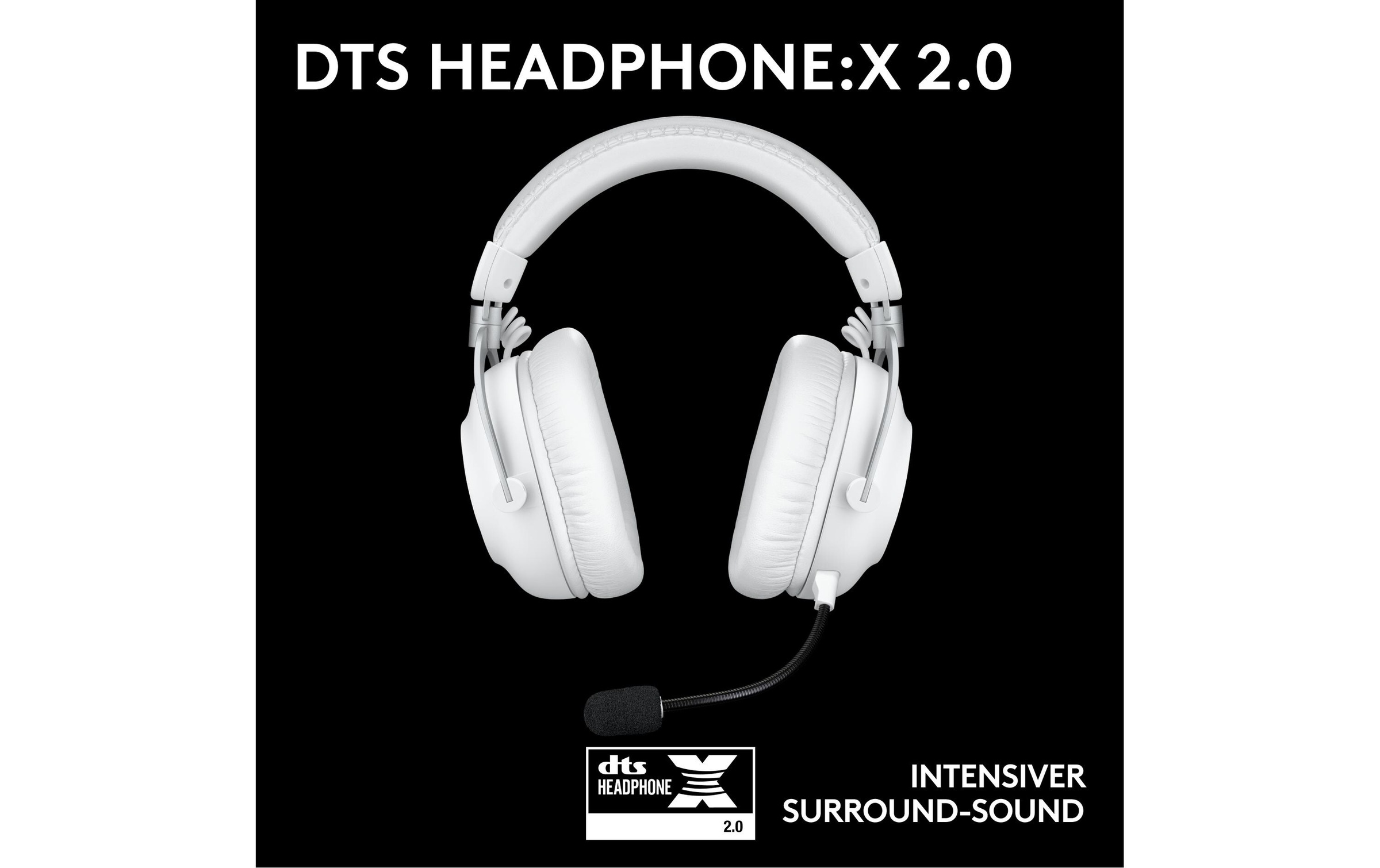 Logitech Gaming-Headset »G Pro X 2 Wireless Lightspeed Gaming Weiss«, Bluetooth, Mikrofon abnehmbar-Freisprechfunktion