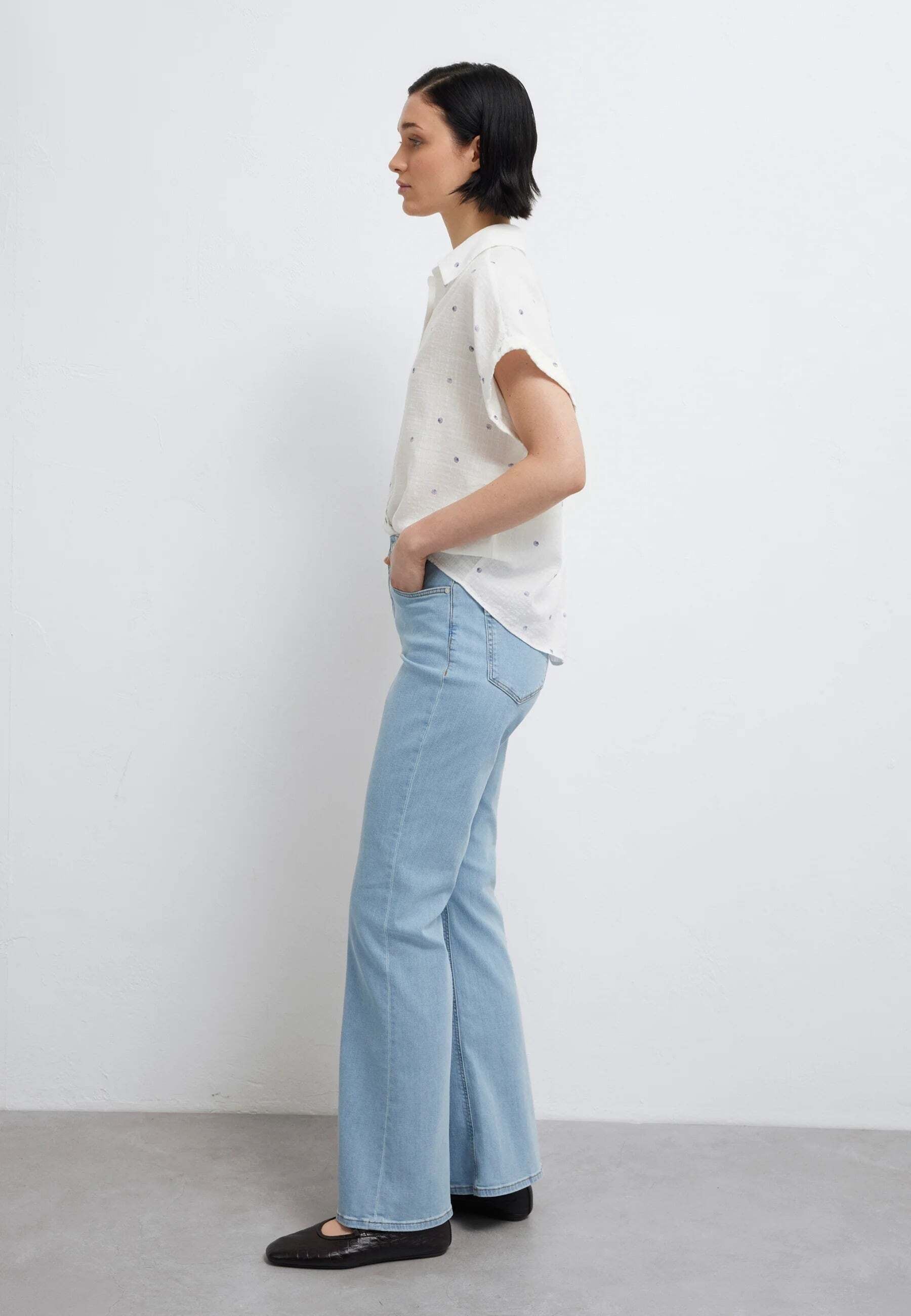 Mavi Kurzarmbluse »Mavi Kurzarmbluse Short Sleeve Woven«
