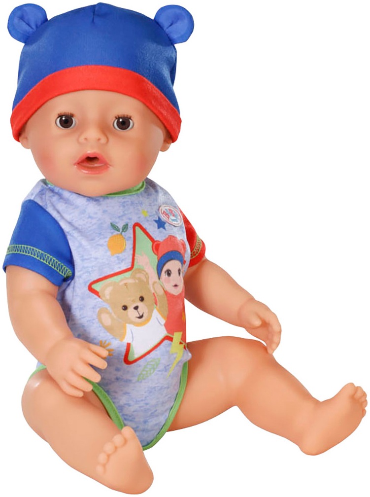 Baby Born Babypuppe »Jonas, 43 cm« mit 10 lebensechten Funktionen