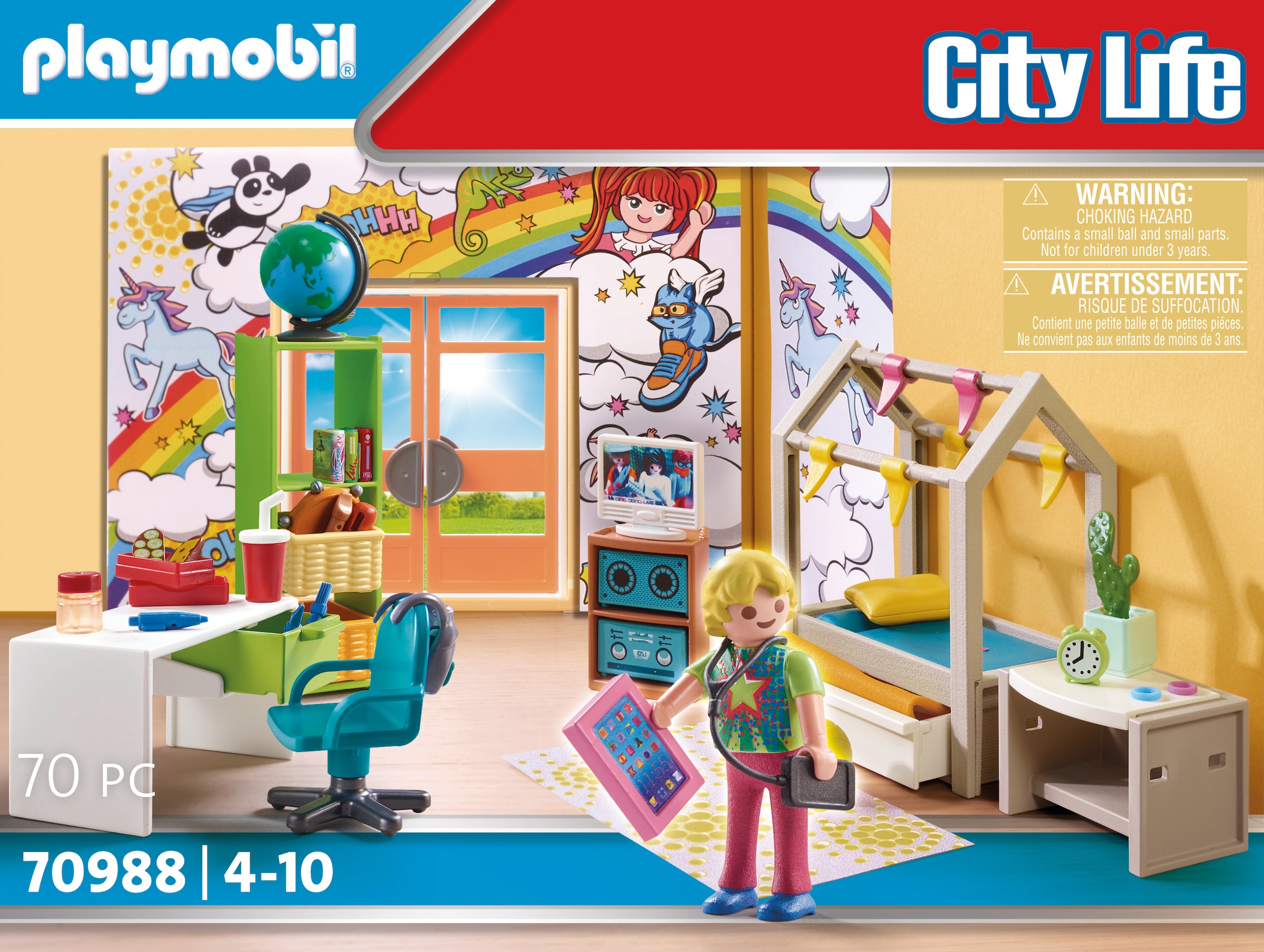 Image of Playmobil® Konstruktions-Spielset »Jugendzimmer (70988), City Life«, (70 St.), Made in Germany bei Ackermann Versand Schweiz