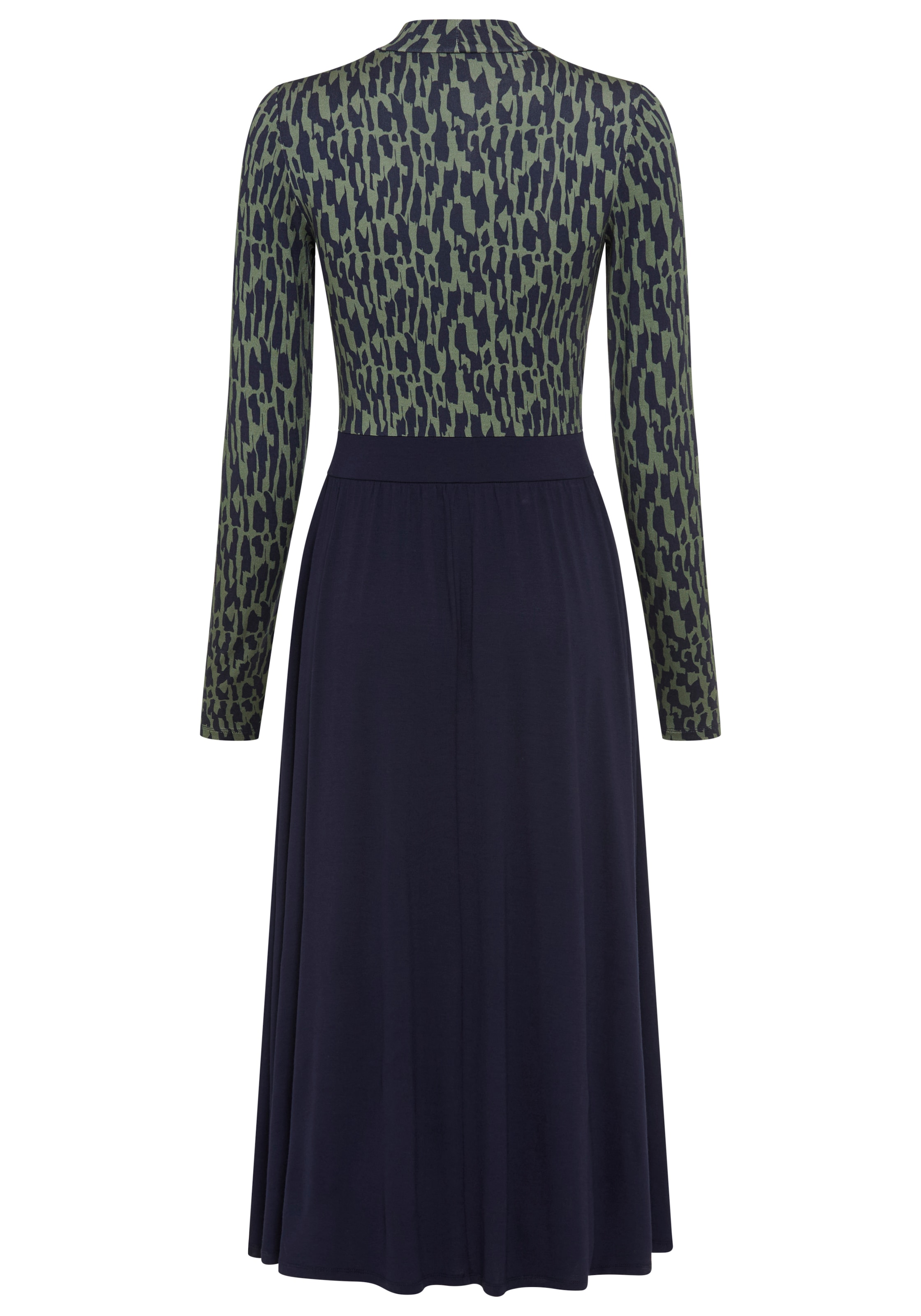 Laura Scott Robe 2 en 1 longueur mollet, coupe ajustée, avec col montant
