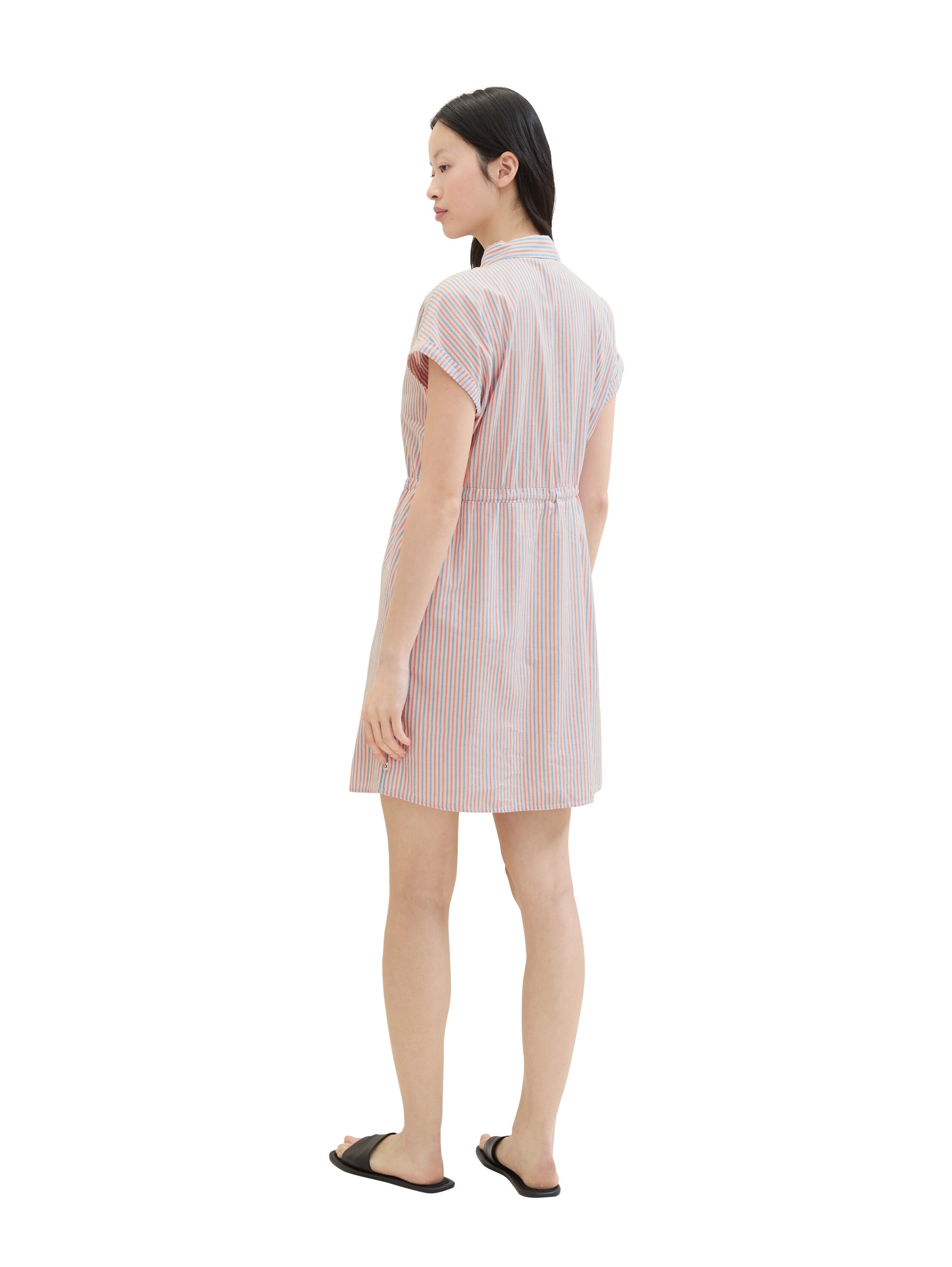 TOM TAILOR Denim Hemdblusenkleid, im Streifendessin