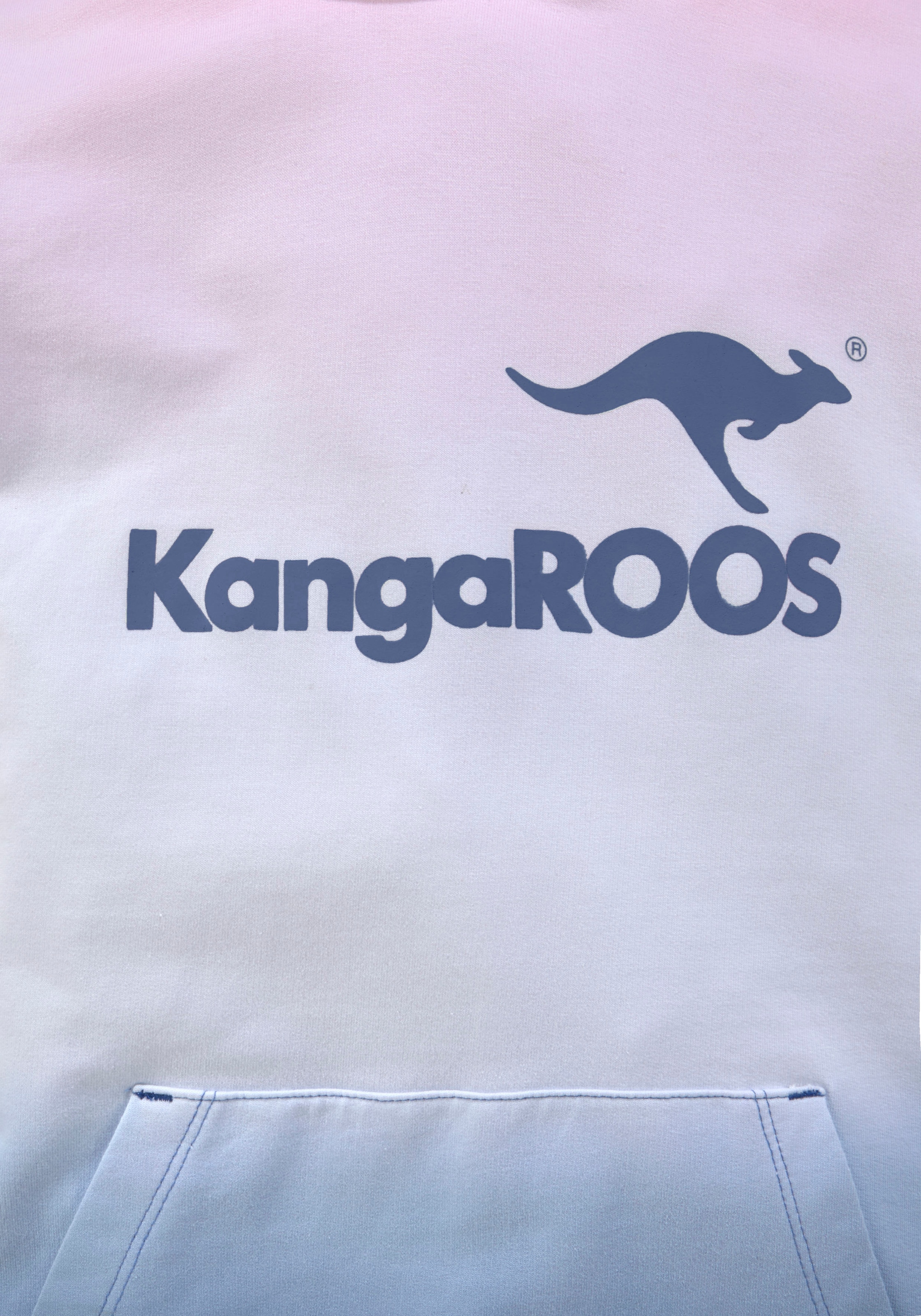 Trendige KangaROOS Kapuzensweatshirt, im modischen Farbverlauf  versandkostenfrei kaufen