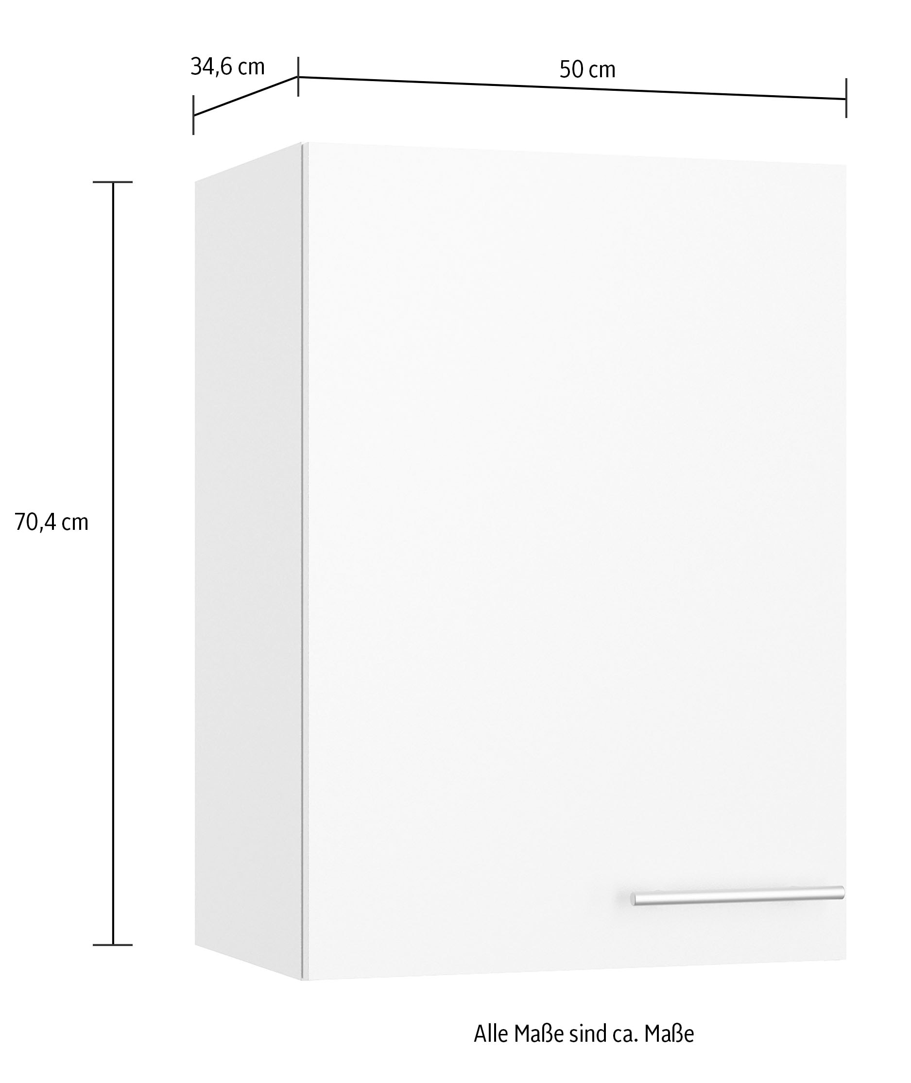 ♕ OPTIFIT Hängeschrank »Lilly2«, Breite Einlegeböden Tür, auf versandkostenfrei 2 1 cm, 50