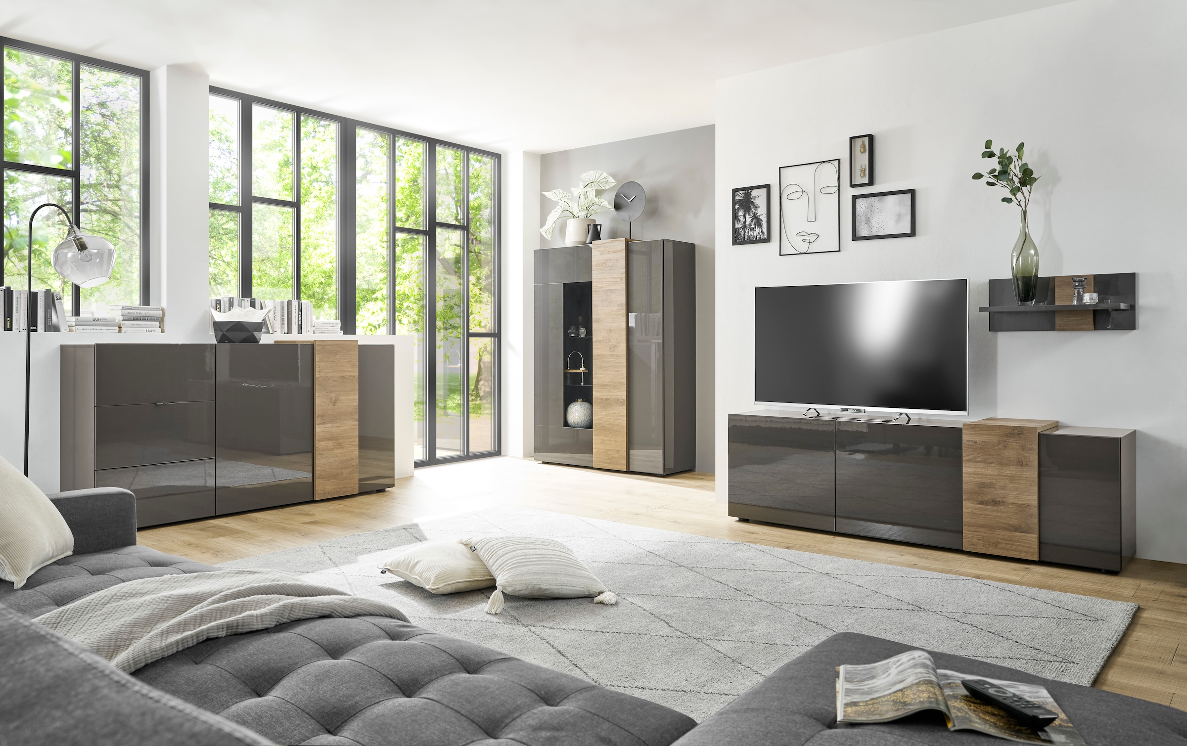 MCA furniture 168 kaufen ca. Höhe günstig »Positano«, cm Vitrine