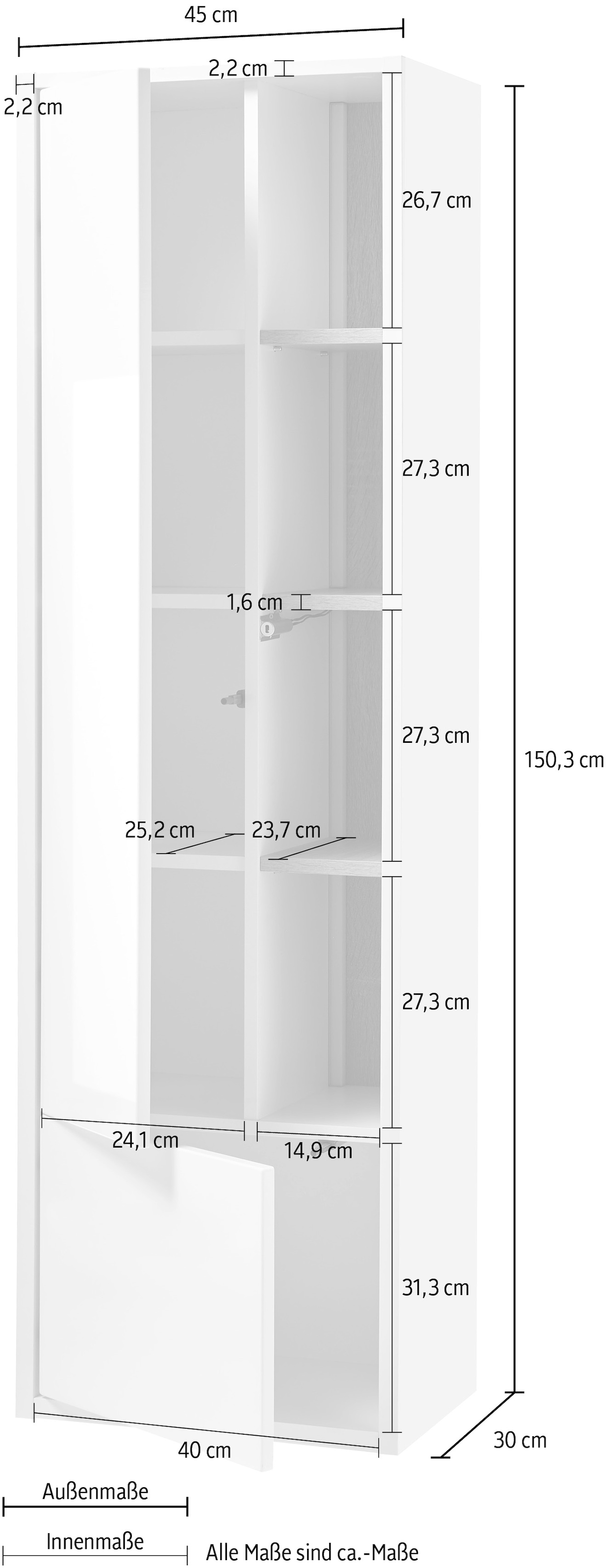 Home affaire Armoire de rangement »Studio line«