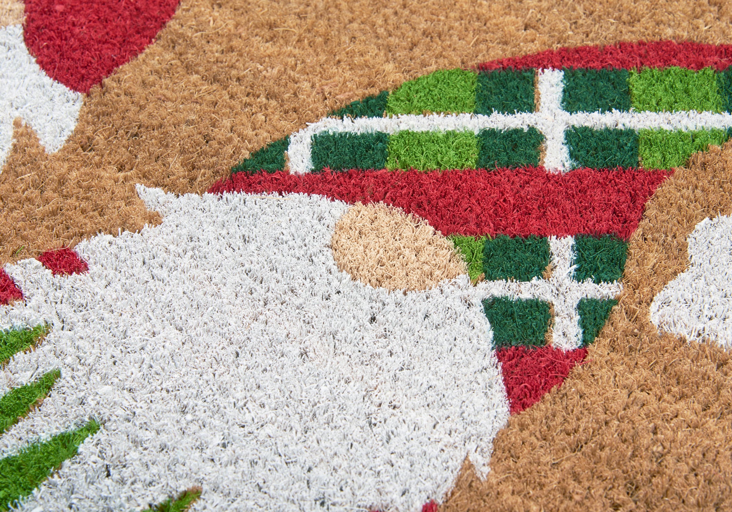 HANSE Home Fussmatte »Mix Mats Kokos Christmas Gnomes«, rechteckig, 15 mm Höhe, Weihnachten, Schmutzfangmatte, Outdoor, Rutschfest, Innen, Kokosmatte