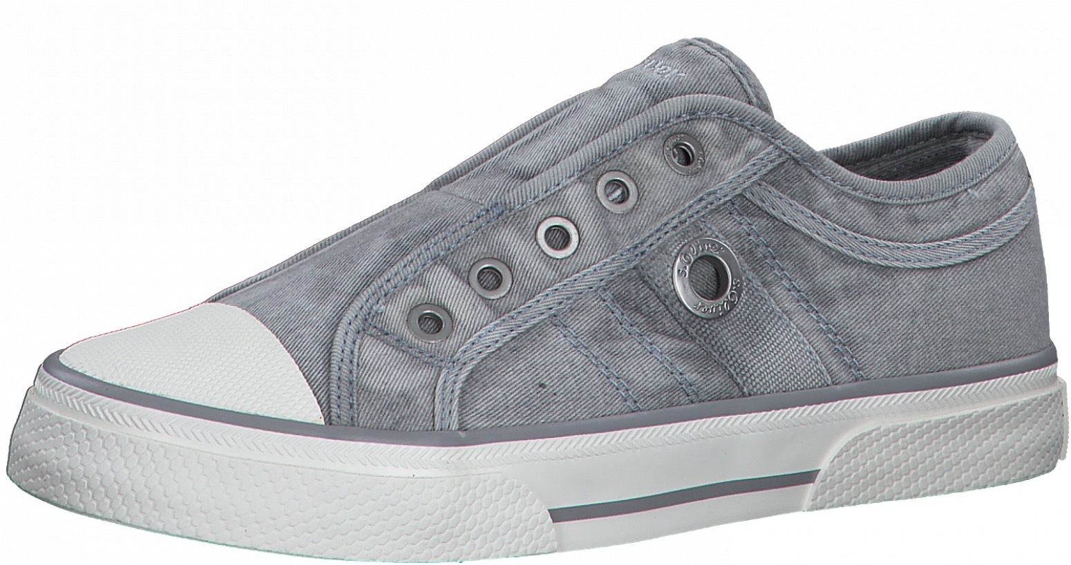 Image of s.Oliver Slipper, mit Logo auf der Öse bei Ackermann Versand Schweiz