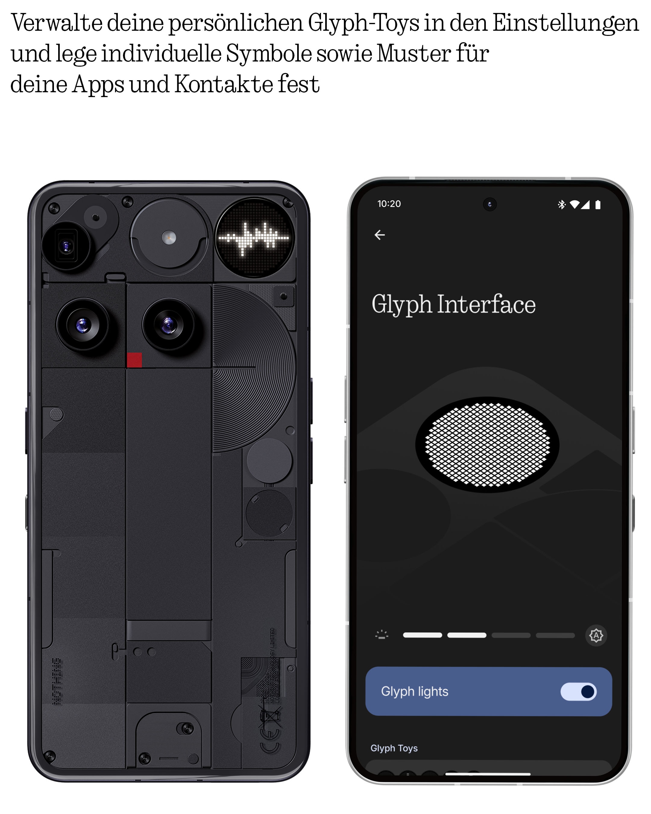 NOTHING Smartphone »Phone (3)« noir