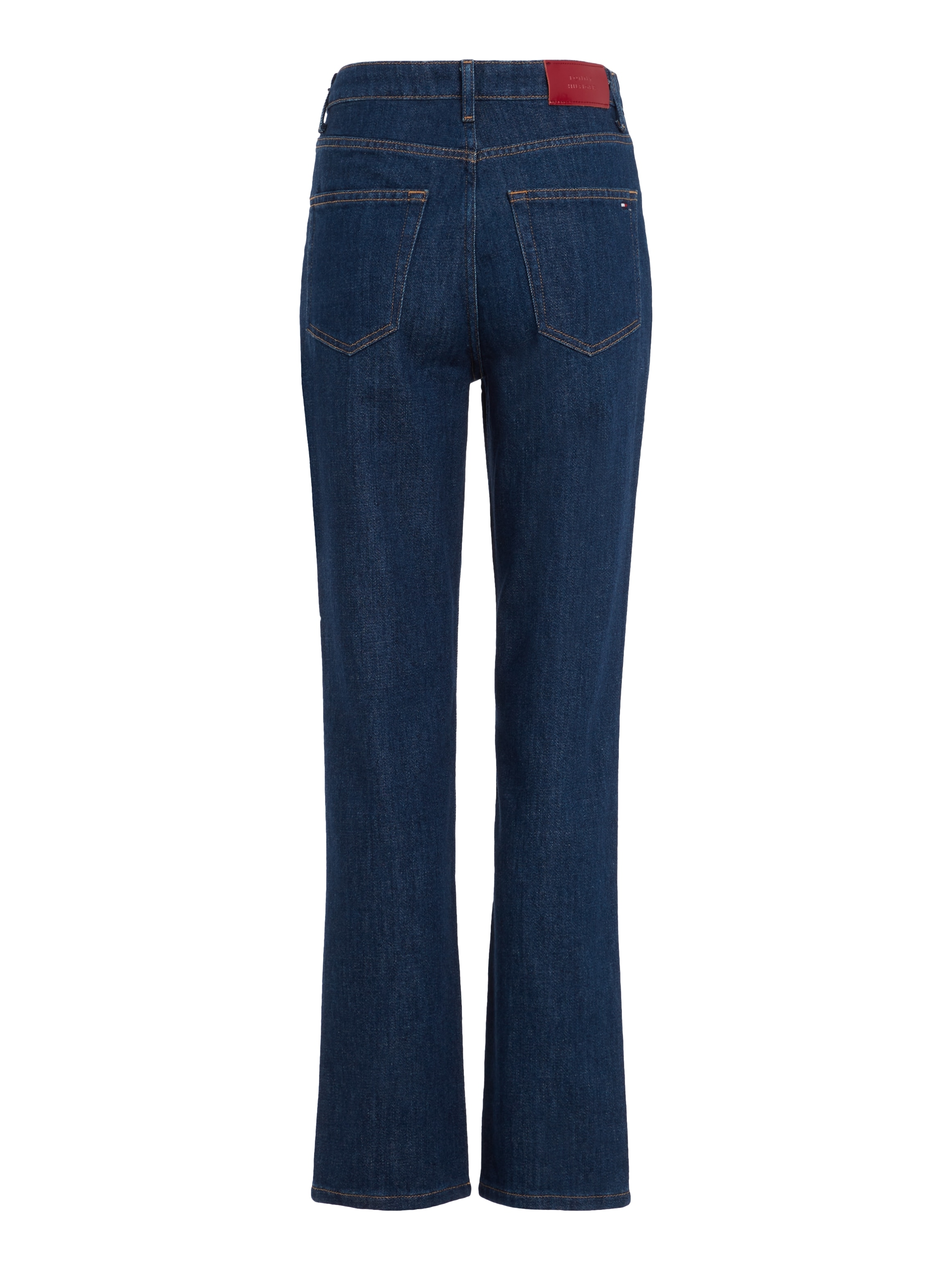 Tommy Hilfiger Straight-Jeans »CLASSIC STRAIGHT HW«, mit Tommy Hilfiger Leder-Badge