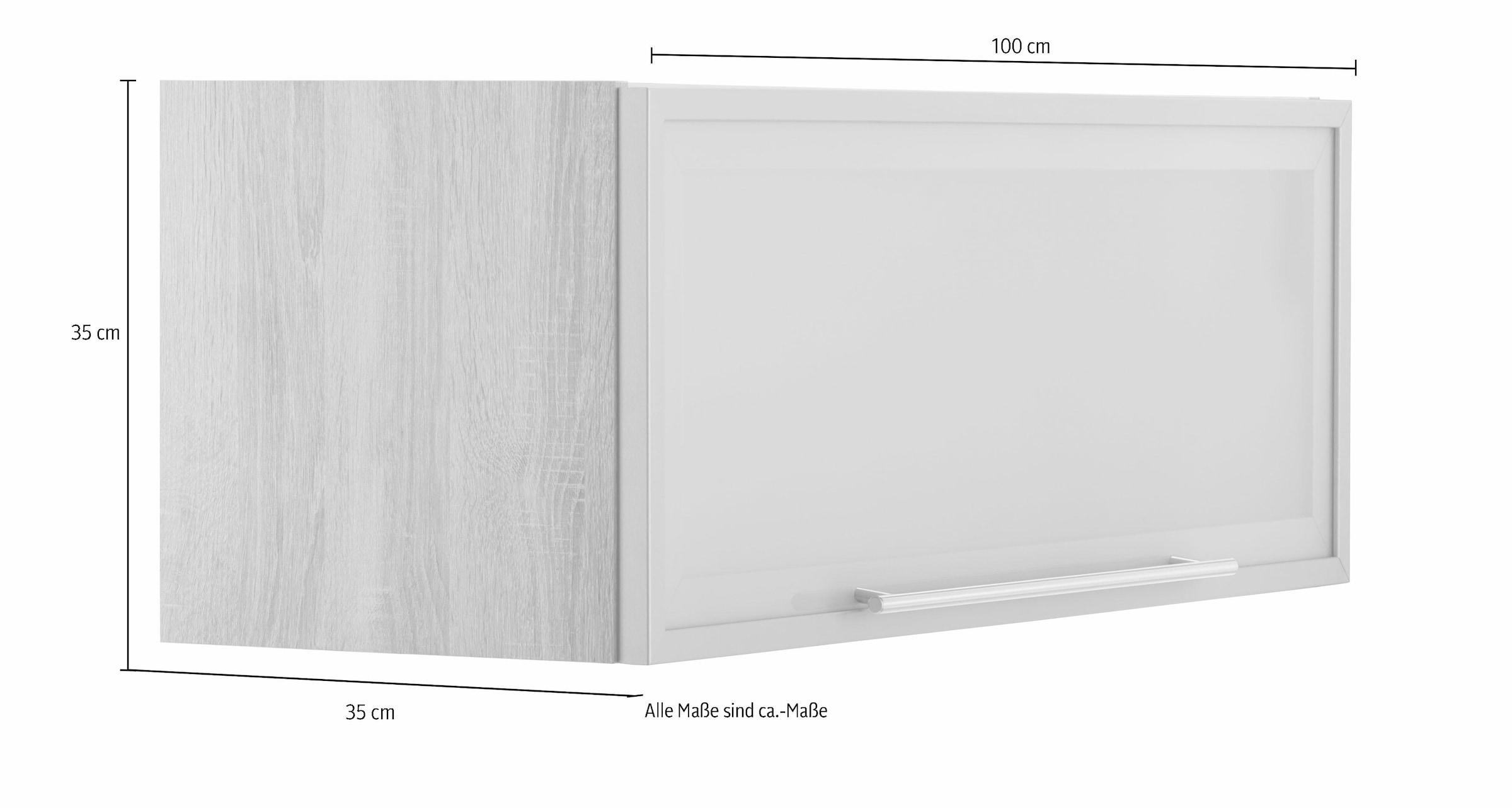 Breite Klapphängeschrank, OPTIFIT versandkostenfrei 100 cm auf