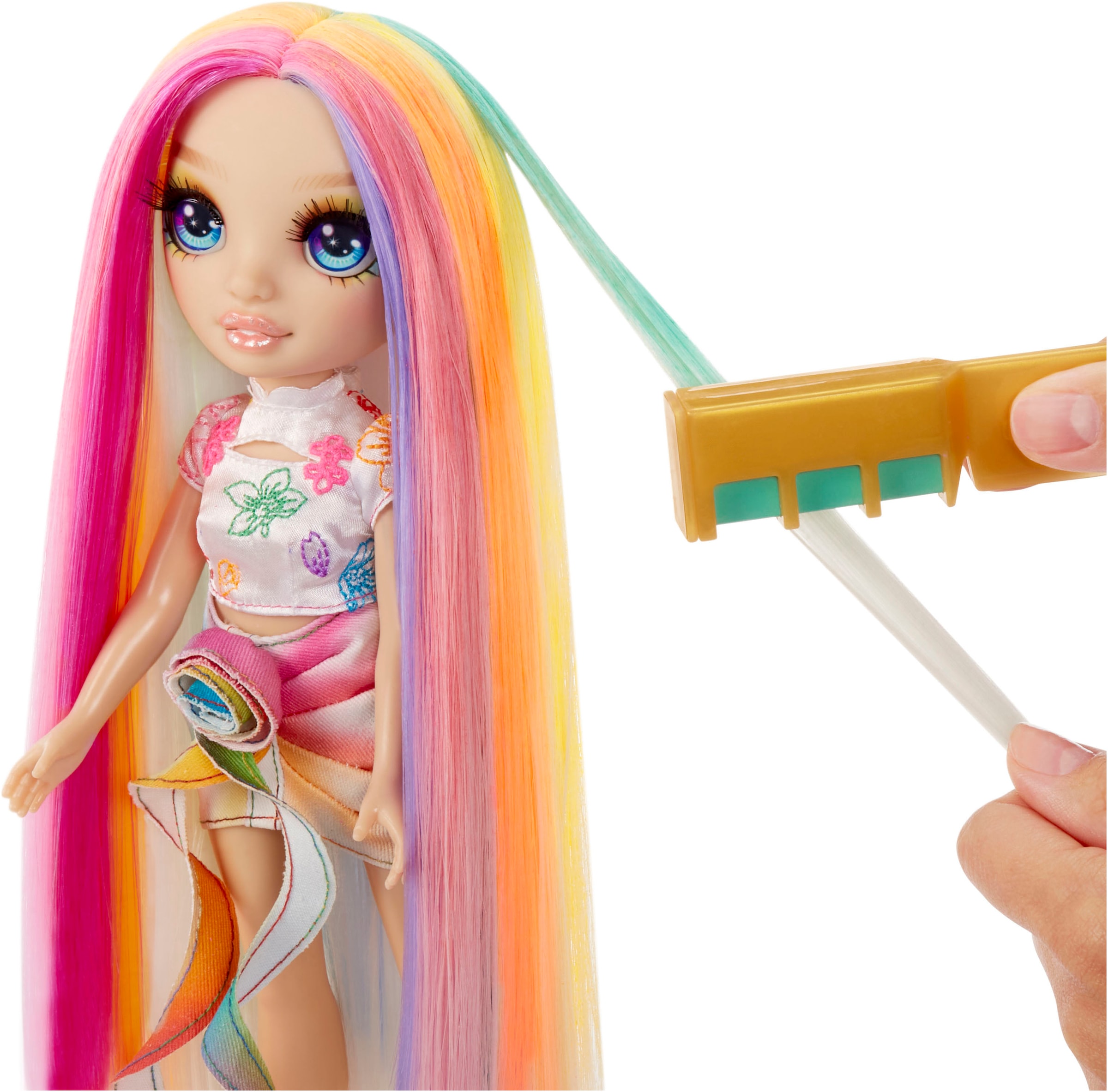 RAINBOW HIGH Poupée à habiller »Rainbow High Hair Chalk & Style Doll- Amaya (Rainbow)«