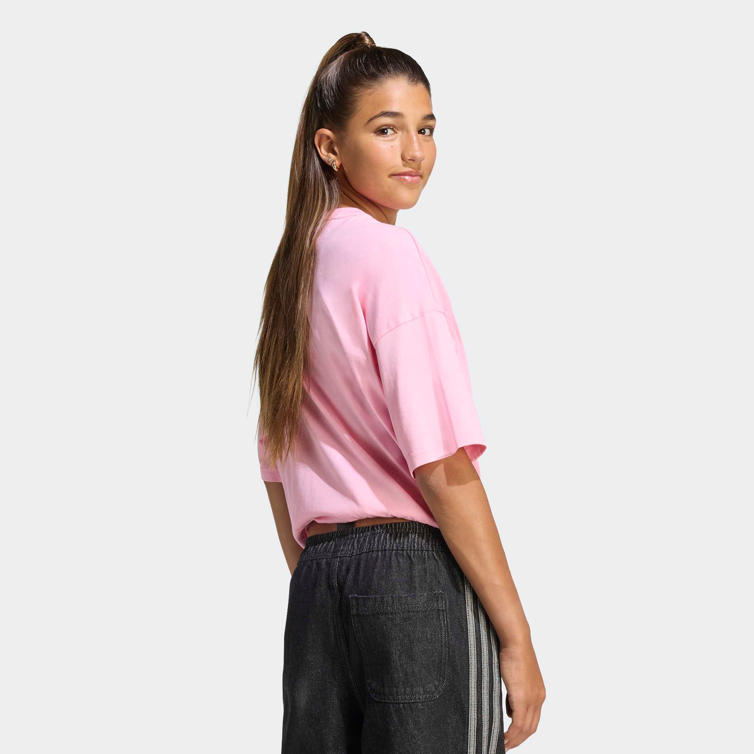 adidas Originals T-shirt »KIDS« lockere Passform, für Kinder, mit aufgesticktem Trefoil Logo