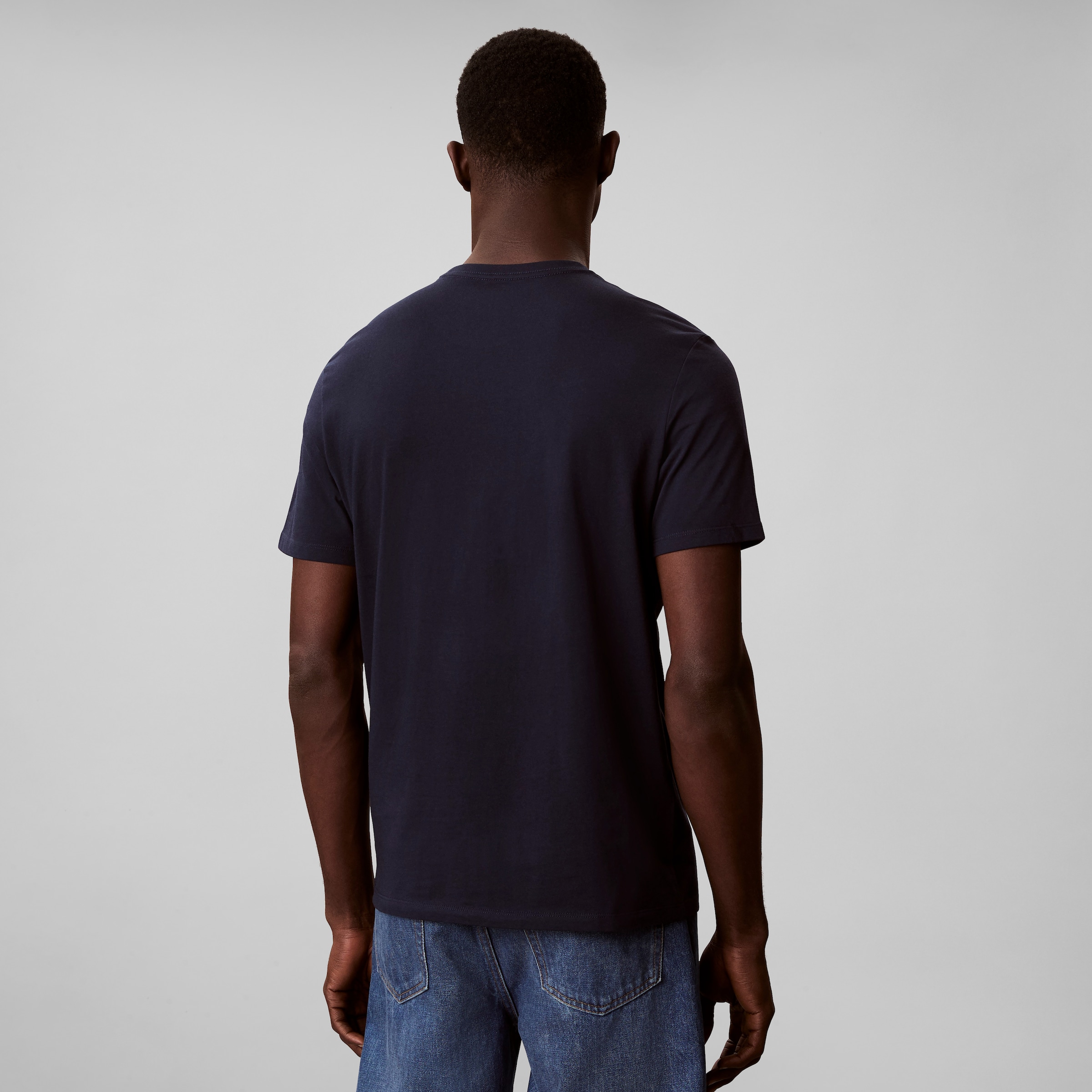 Calvin Klein Jeans T-shirt Rundhalsausschnitt, Regular Fit, Logoschriftzug