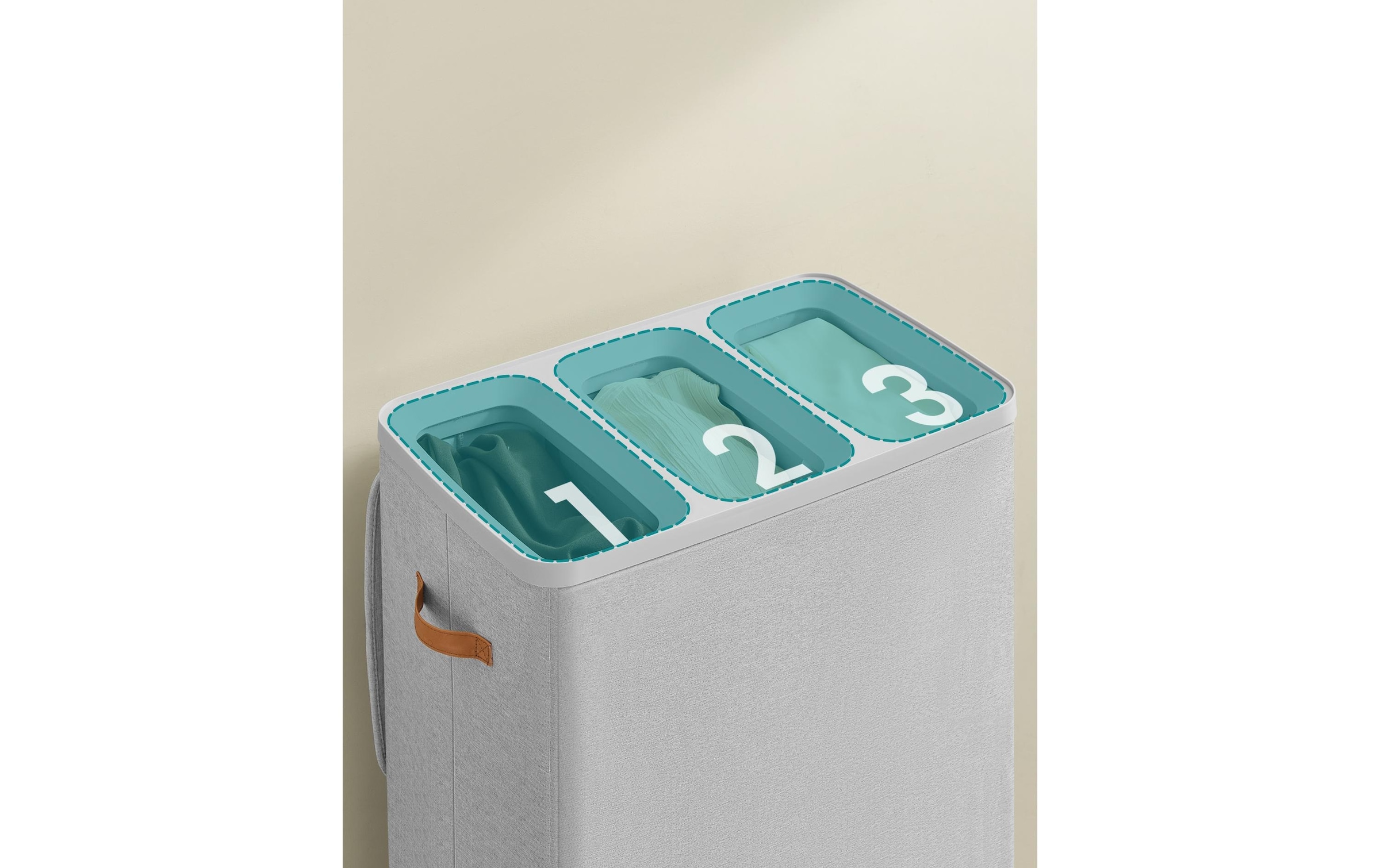 SONGMICS Wäschekorb »Laundry Basket 190 l«