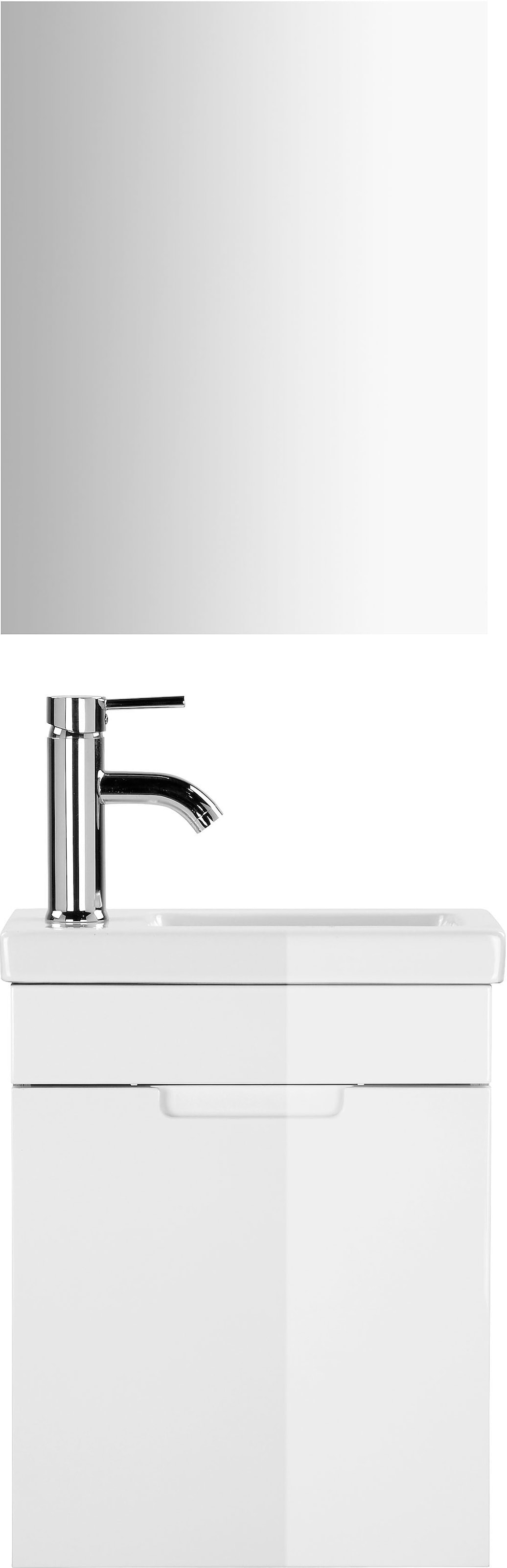 Image of welltime Badmöbel-Set "Lund Gästebad Gästebadezimmmer Set Gäste-WC Waschplatzset"