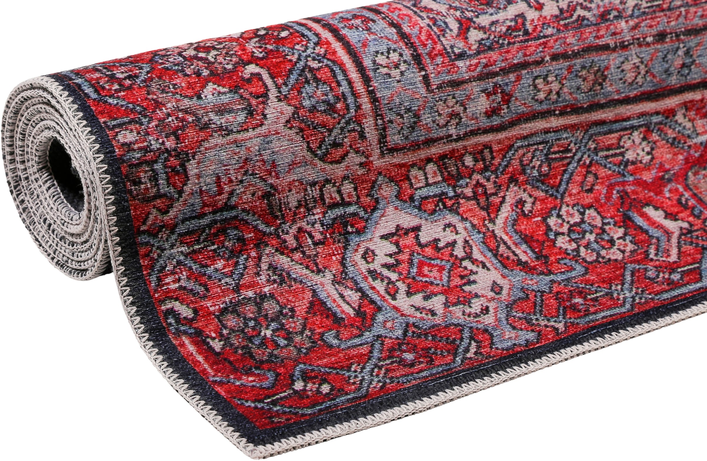 Wecon home Teppich »Flashback«, rechteckig, 6 mm Höhe, Wohnzimmer