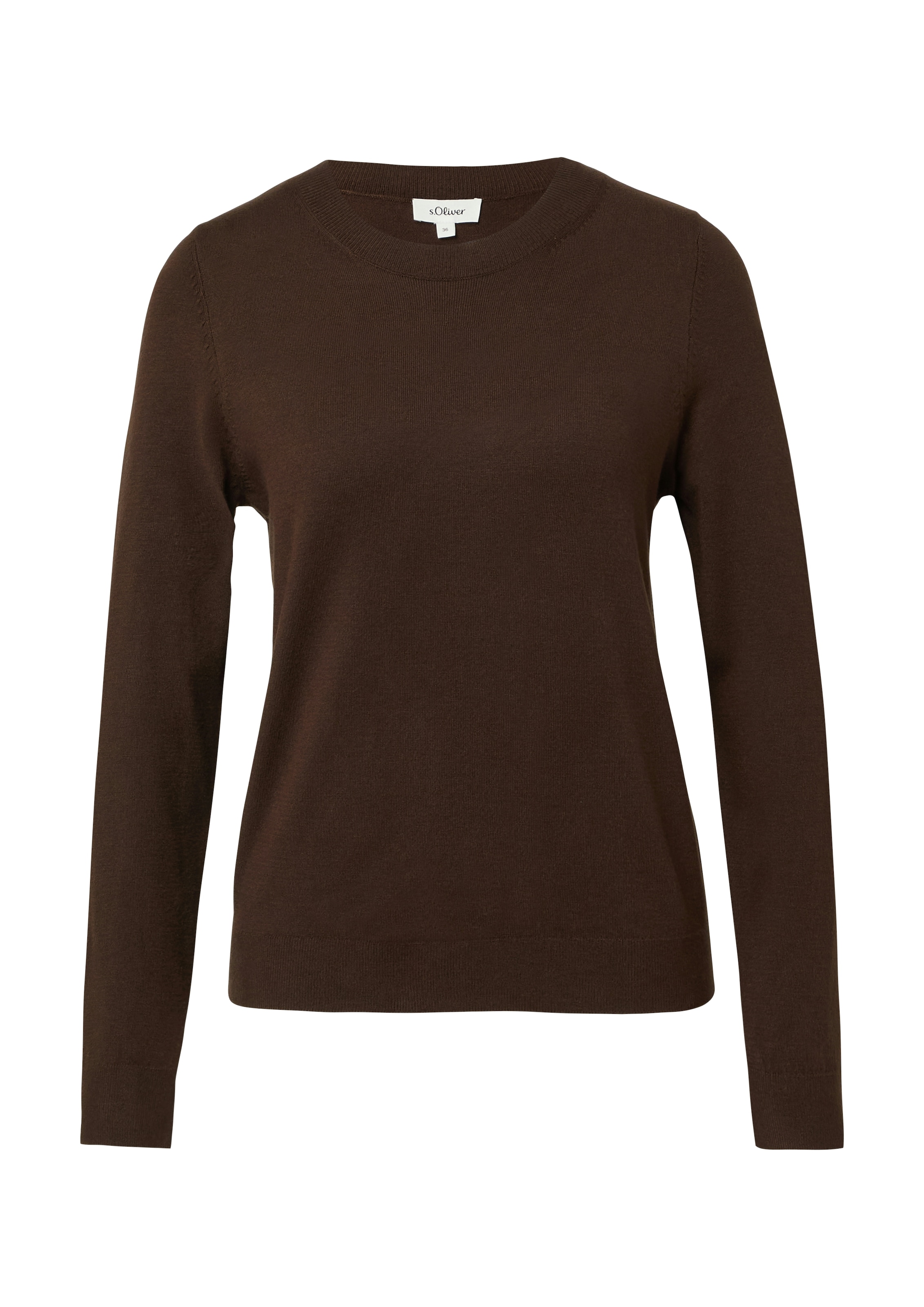 s.Oliver Pull en tricot aus Viskose