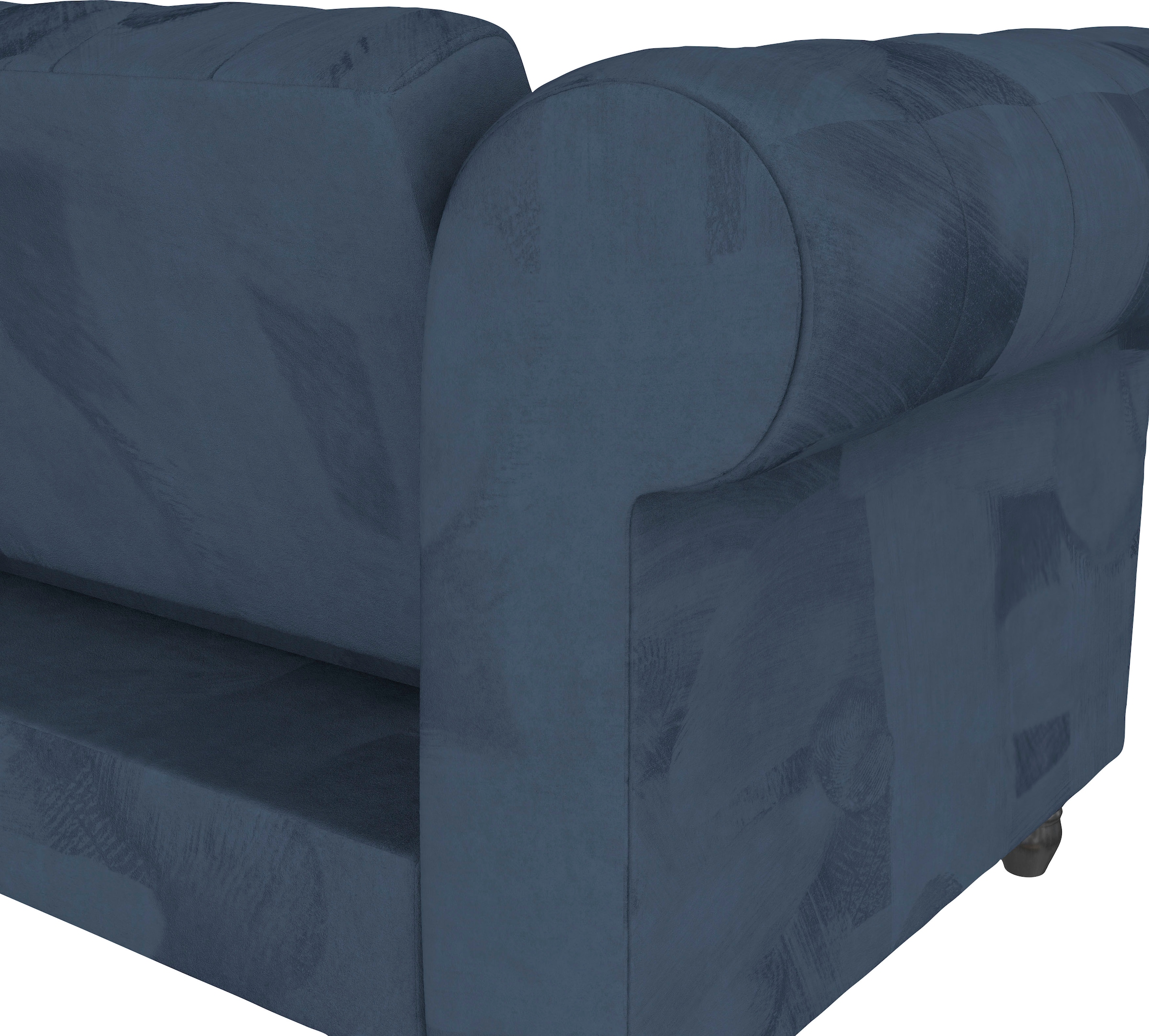 Dorel Home Ecksofa »Felix, L-Form, 241 cm (Liegefl.108x195 cm), Recamiere tauschbar,« verstellb. Rückenlehne, Bett-Funktion, Velours, Kunstleder, Vintage