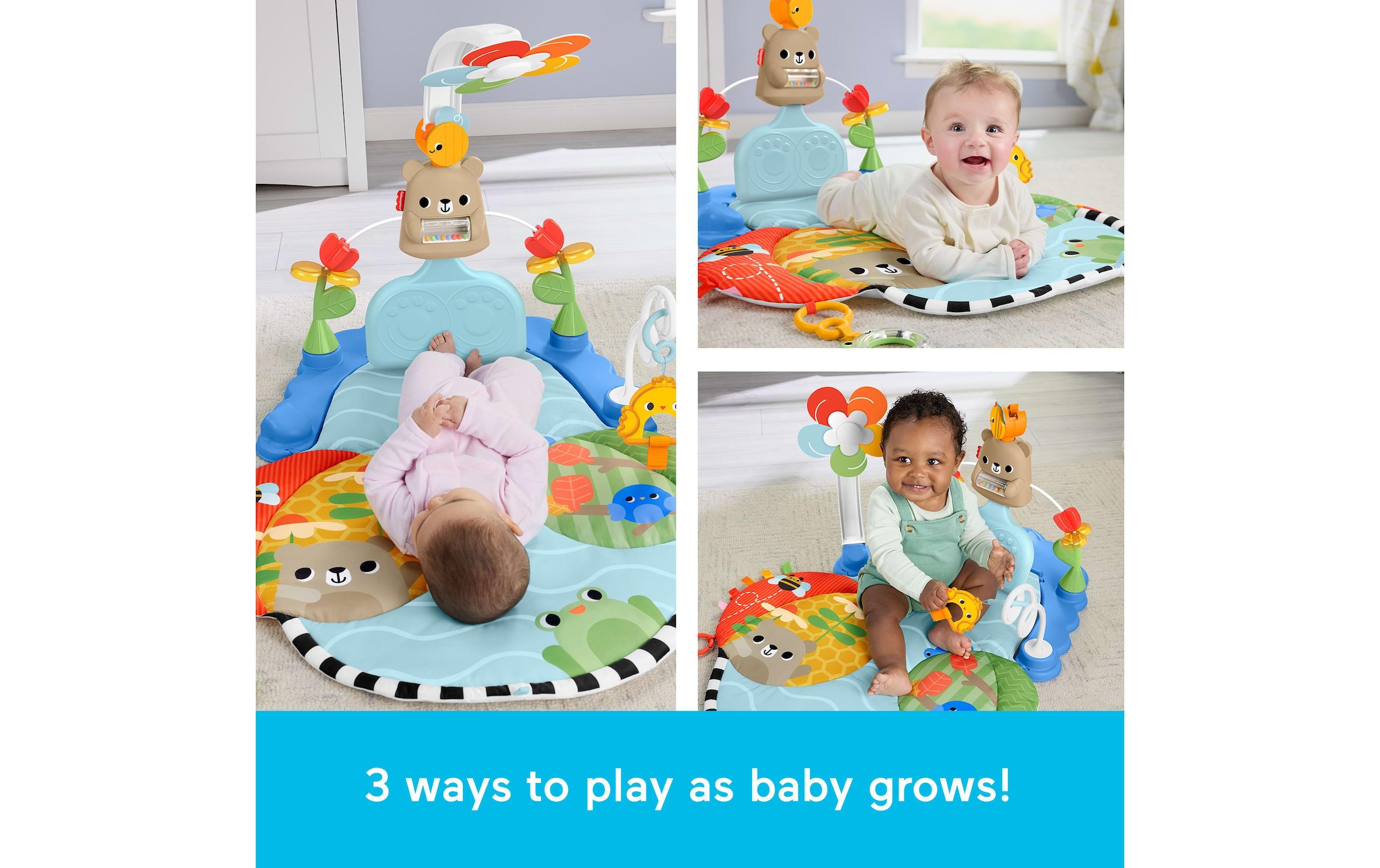 Fisher-Price® Arche de jeu »Balanced Beginnings 3-in-1 Kick & Sway«