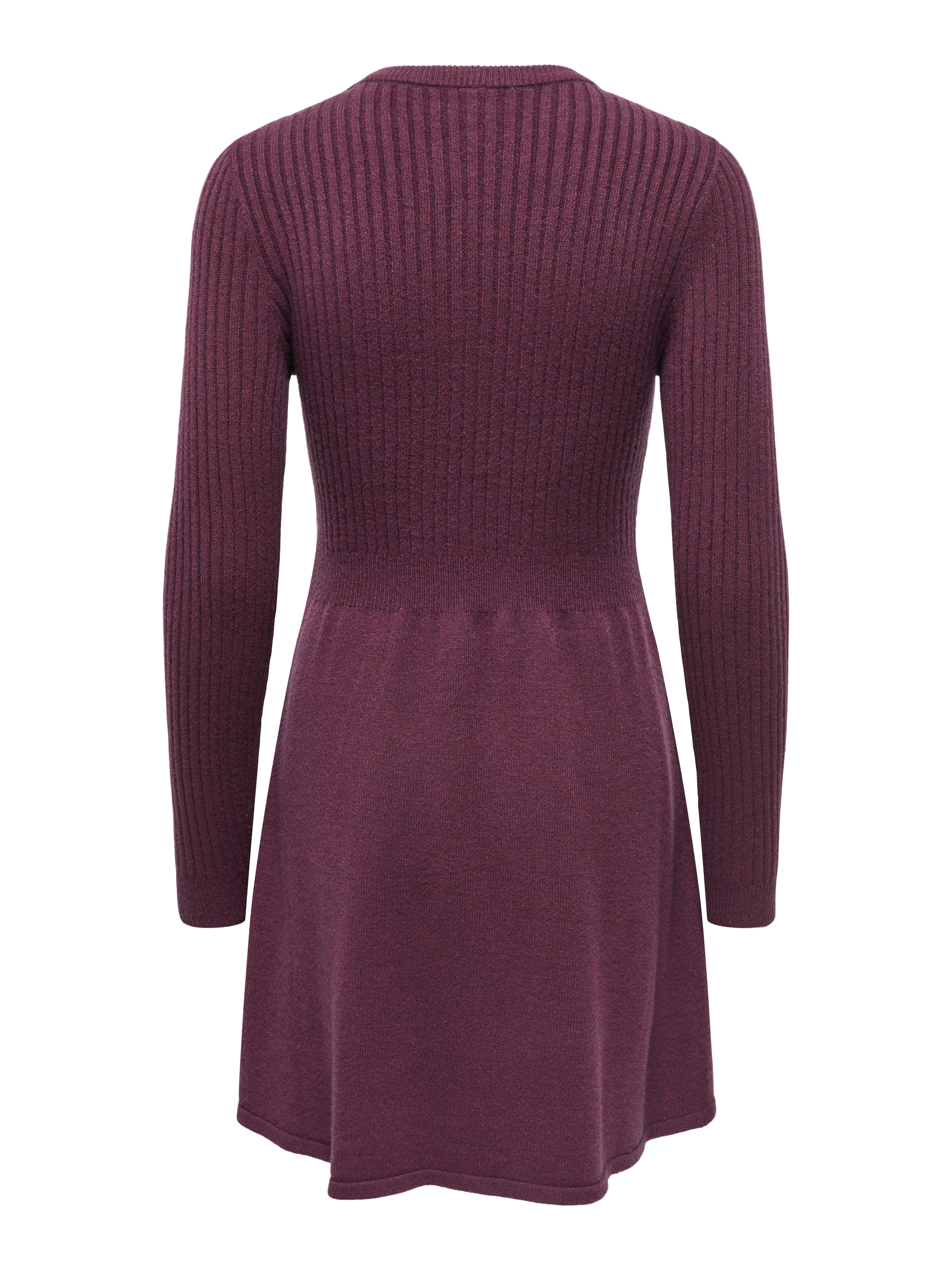 ONLY Strickkleid »ONLFIA LS FIT FLARE ONEC DRESS CS KNT« Viskosemischung, normal geschnitten