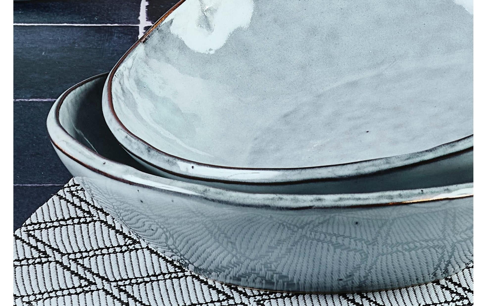   Müslischale »Björn Cloud Sturmgrau, Ø19 cm - 6-teilig« 6 Stk. aus Steinzeug