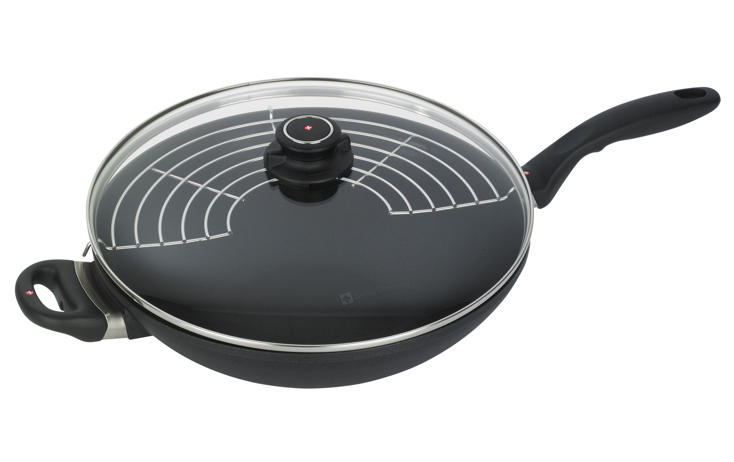 Image of Swiss Diamond Wok »XD Induktion mit Deckel und Gitter 32 cm«, Aluminium, (2 tlg.) bei Ackermann Versand Schweiz