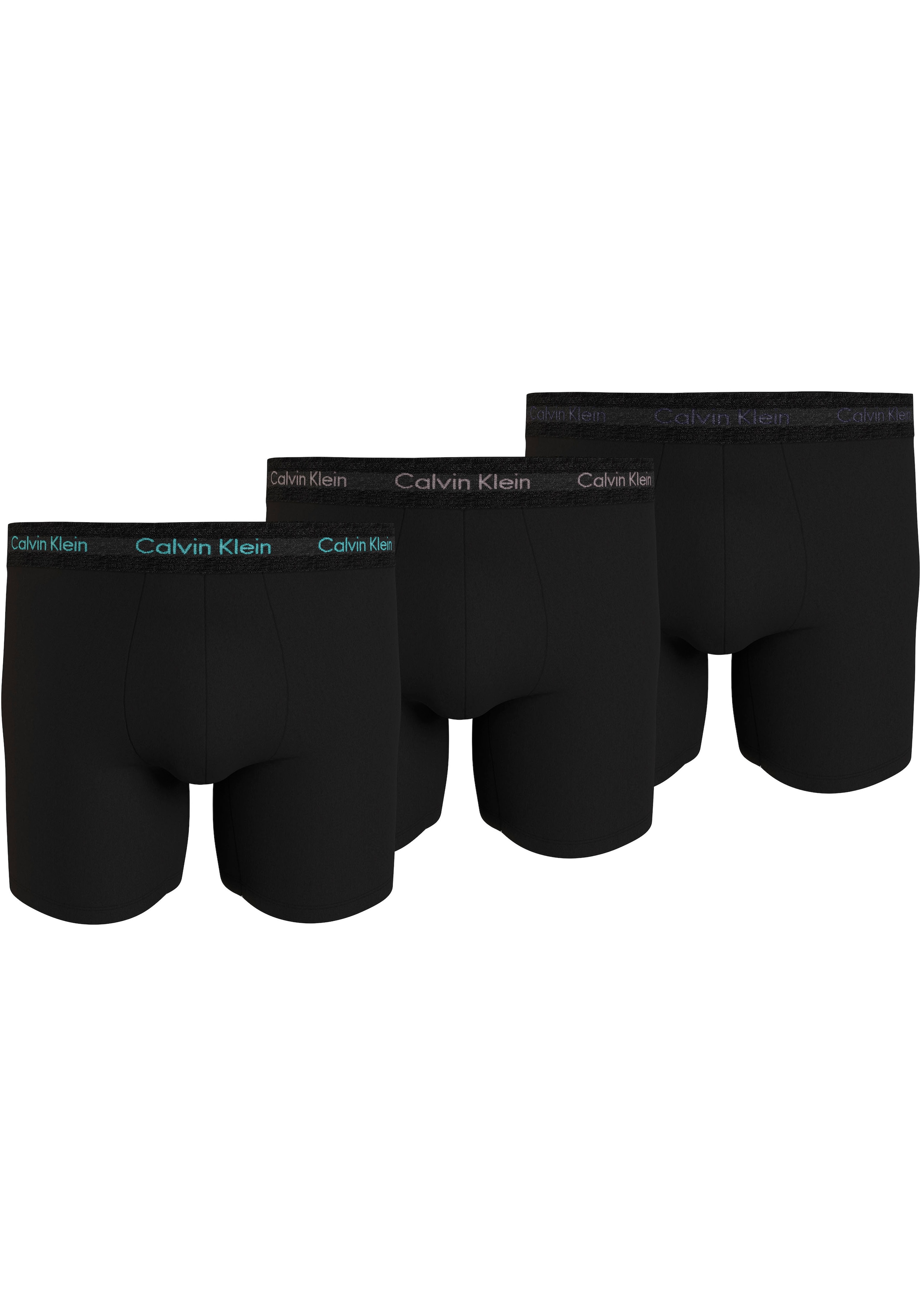 Calvin Klein Underwear Boxer »BOXER BRIEF 3PK«, (Packung, 3 St., 3er-Pack), mit Logo-Elastikbund