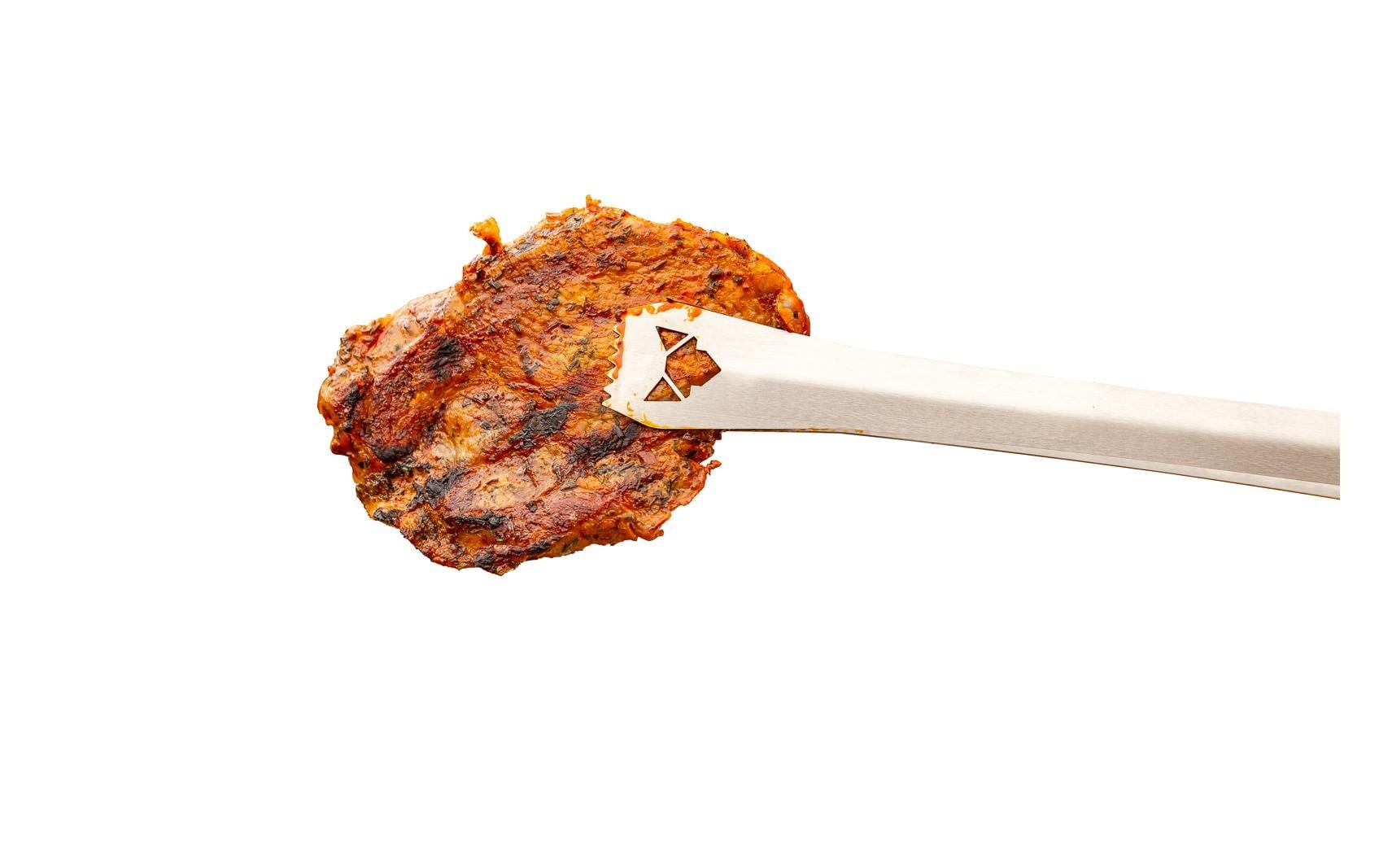 Fennek Grill Grillzange »gross Silberfarben«