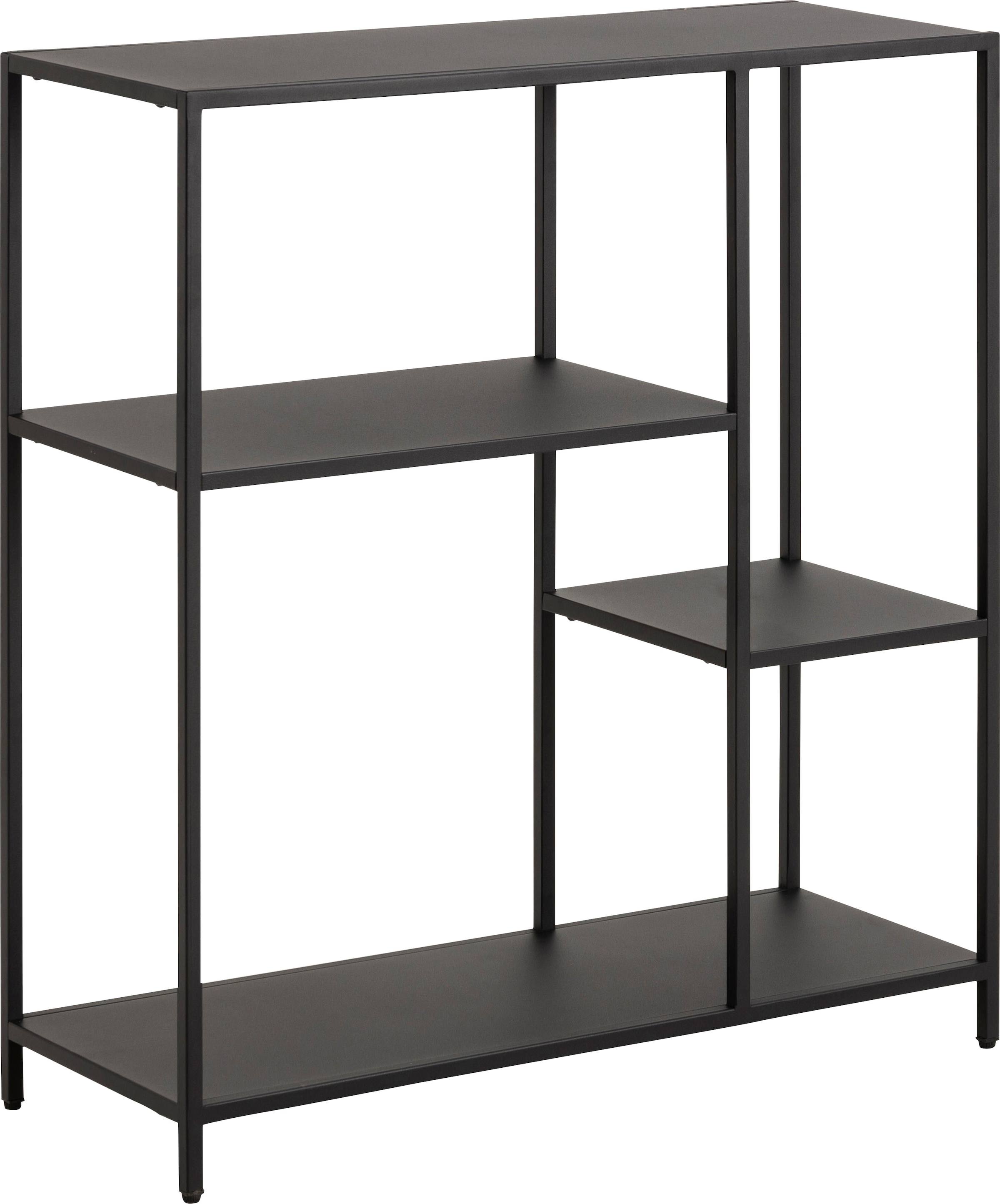 Image of ACTONA GROUP Bücherregal "New York" Regal, Metallgestell in gradliniger Optik, Höhe 86 cm, Assymetrisch